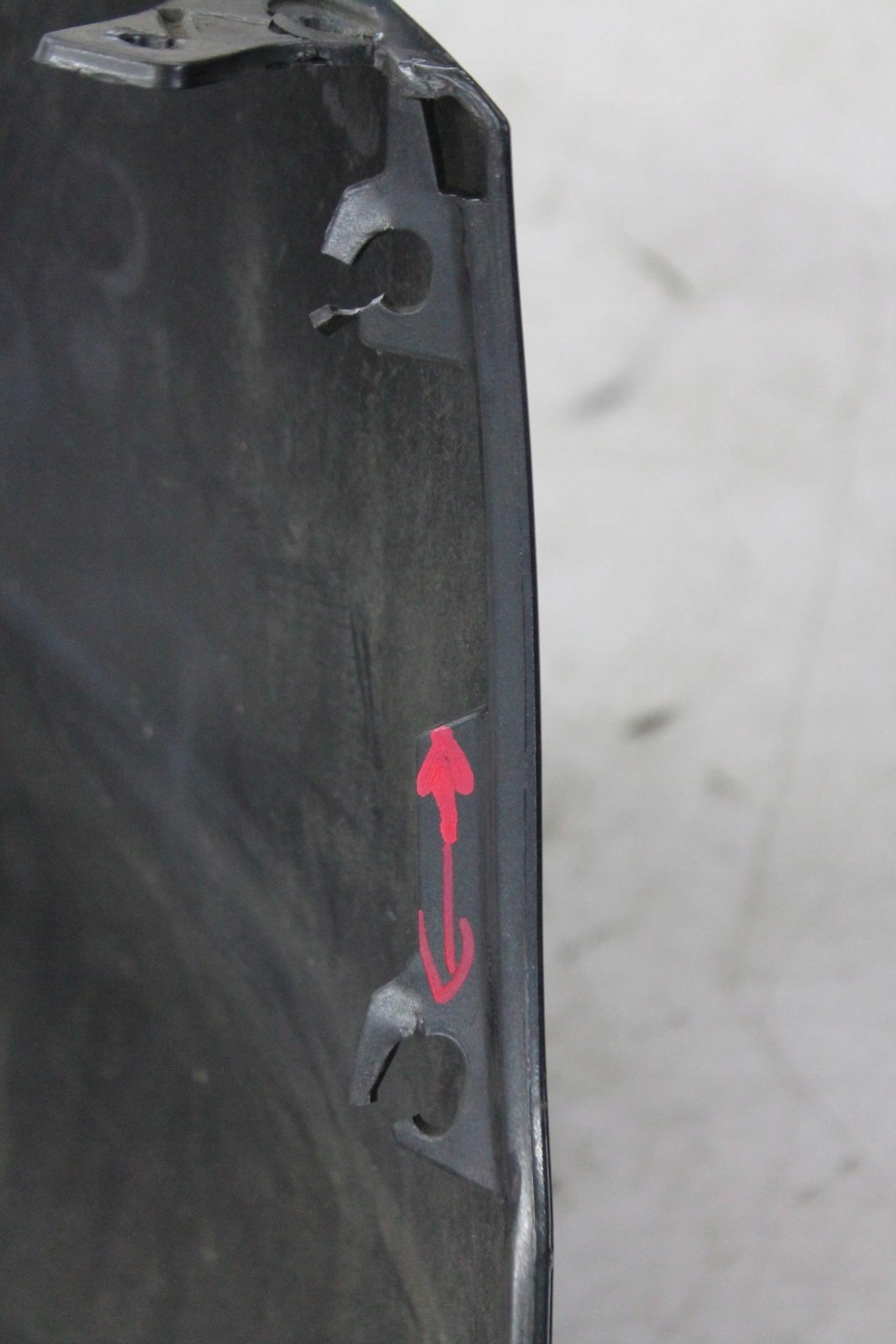 bumper rear part rear LW7Z SEAT ALTEA 09-15