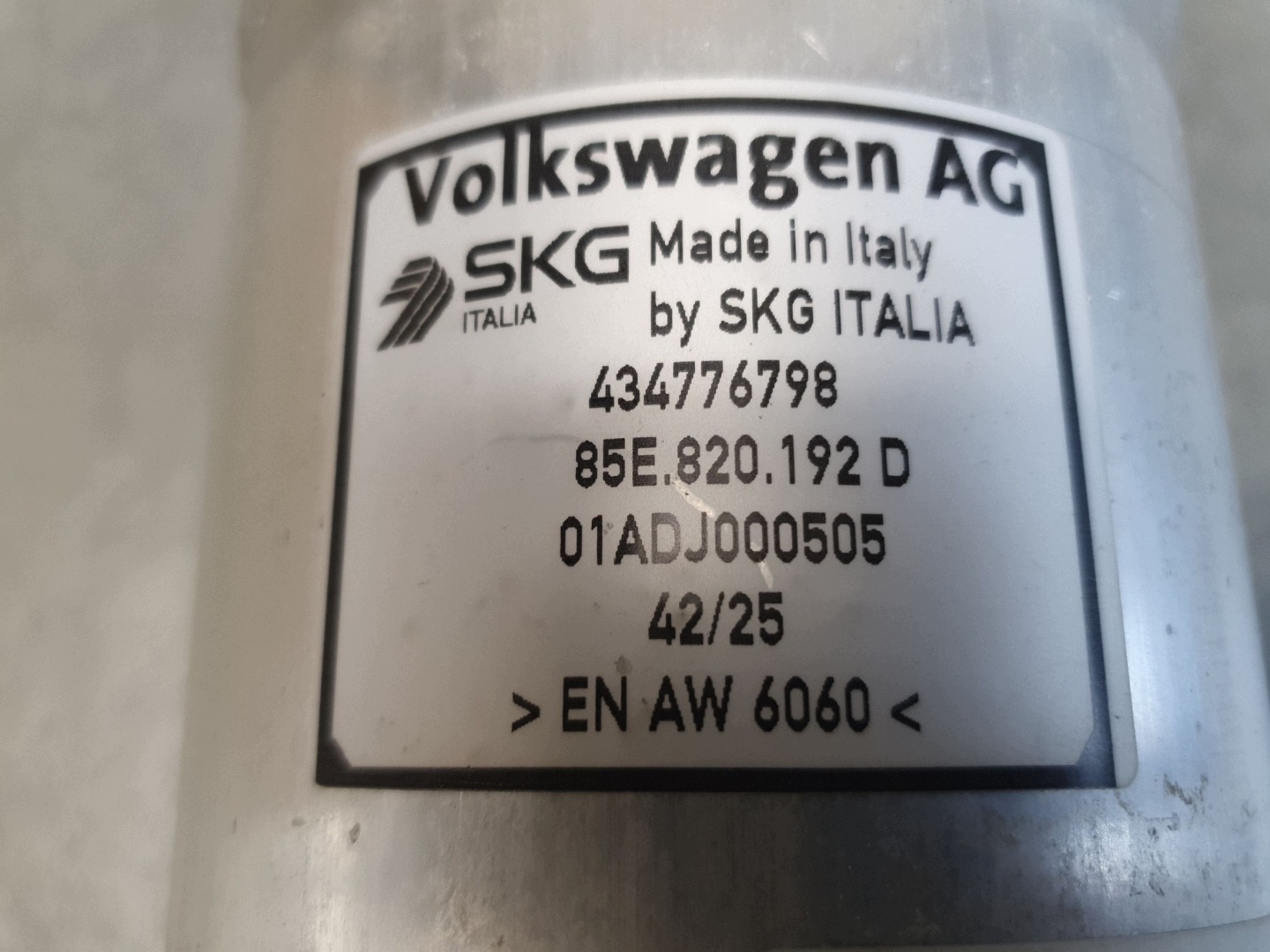 Audi Q6 e-tron lufttrockner klimaanlage 85E816191E