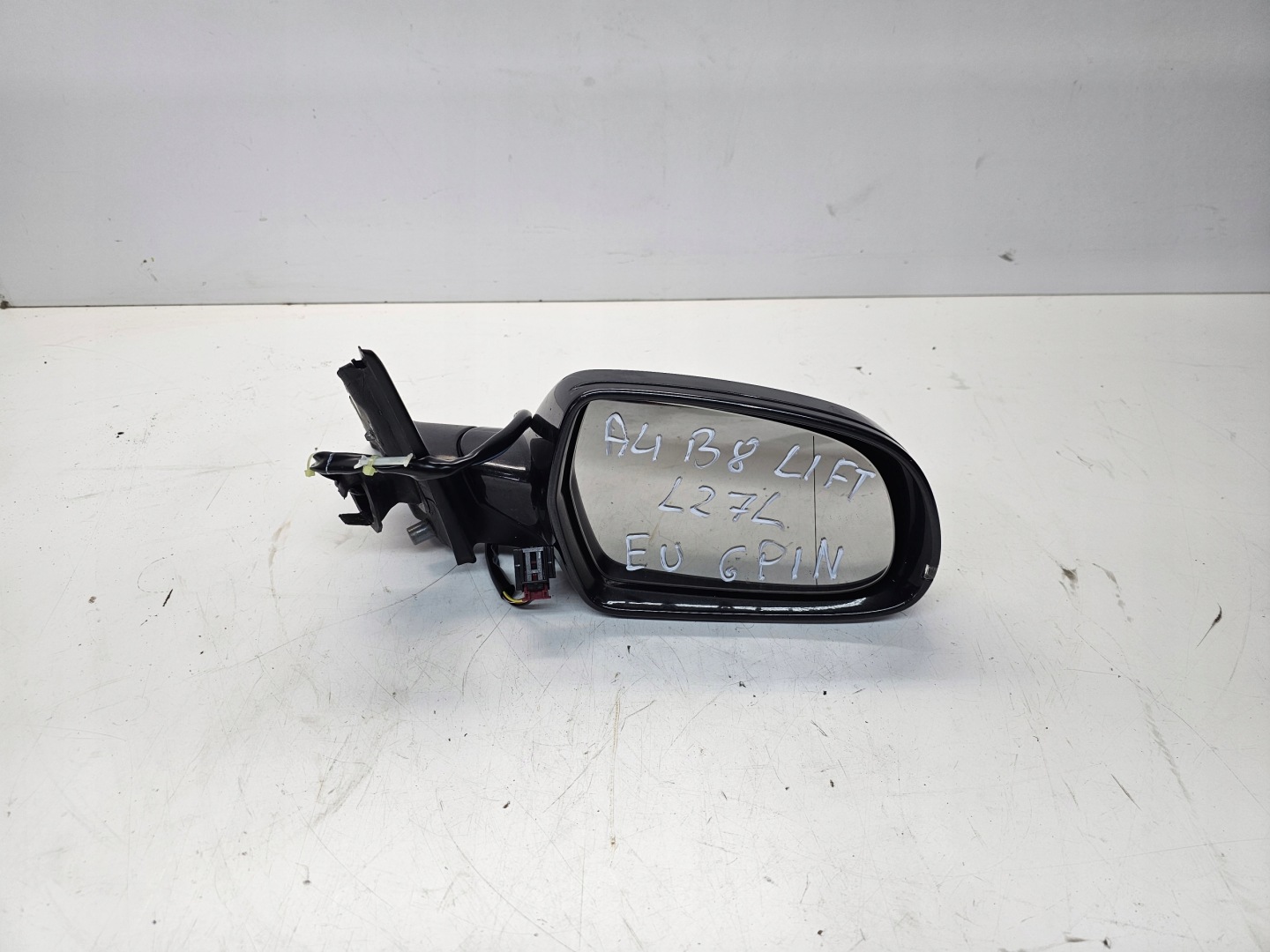 mirror right front AUDI A4 B8 LIFT LZ7L 6 PIN EUROPA