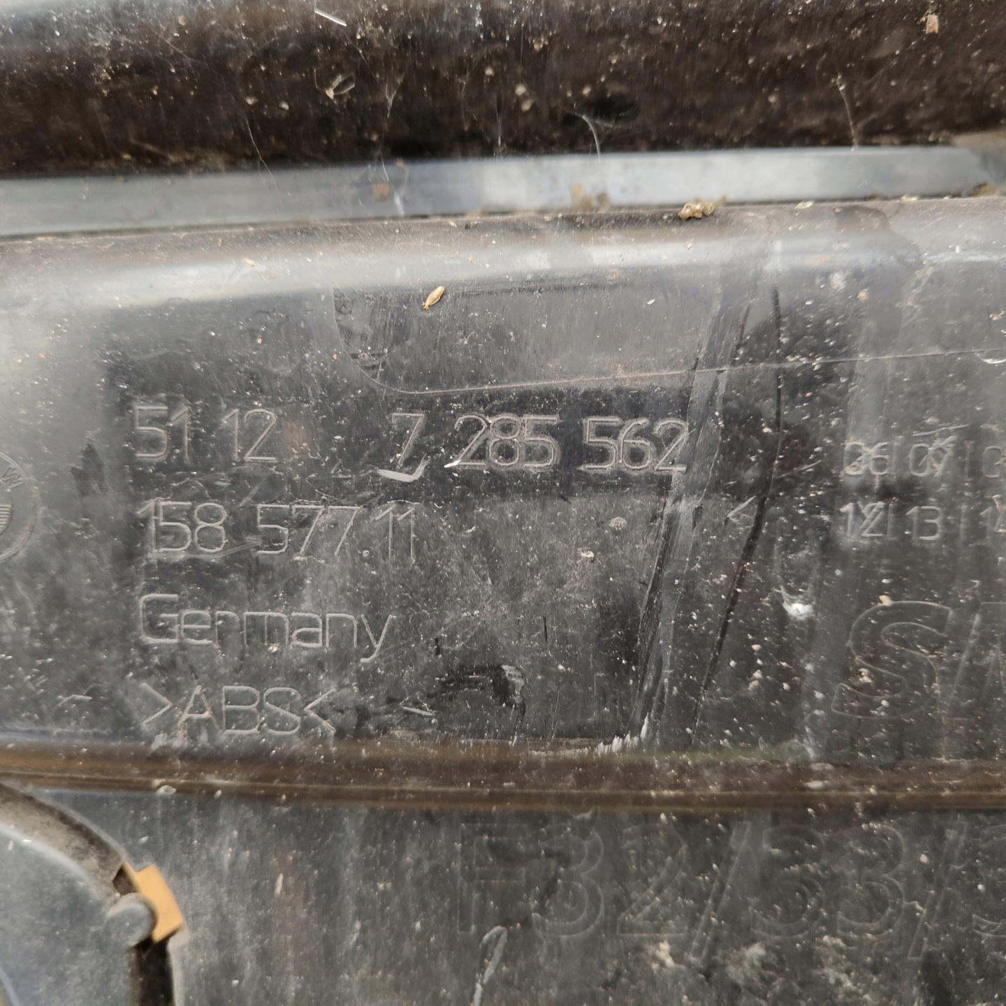 bumper bracket rear part right left BMW 3 F34 GT