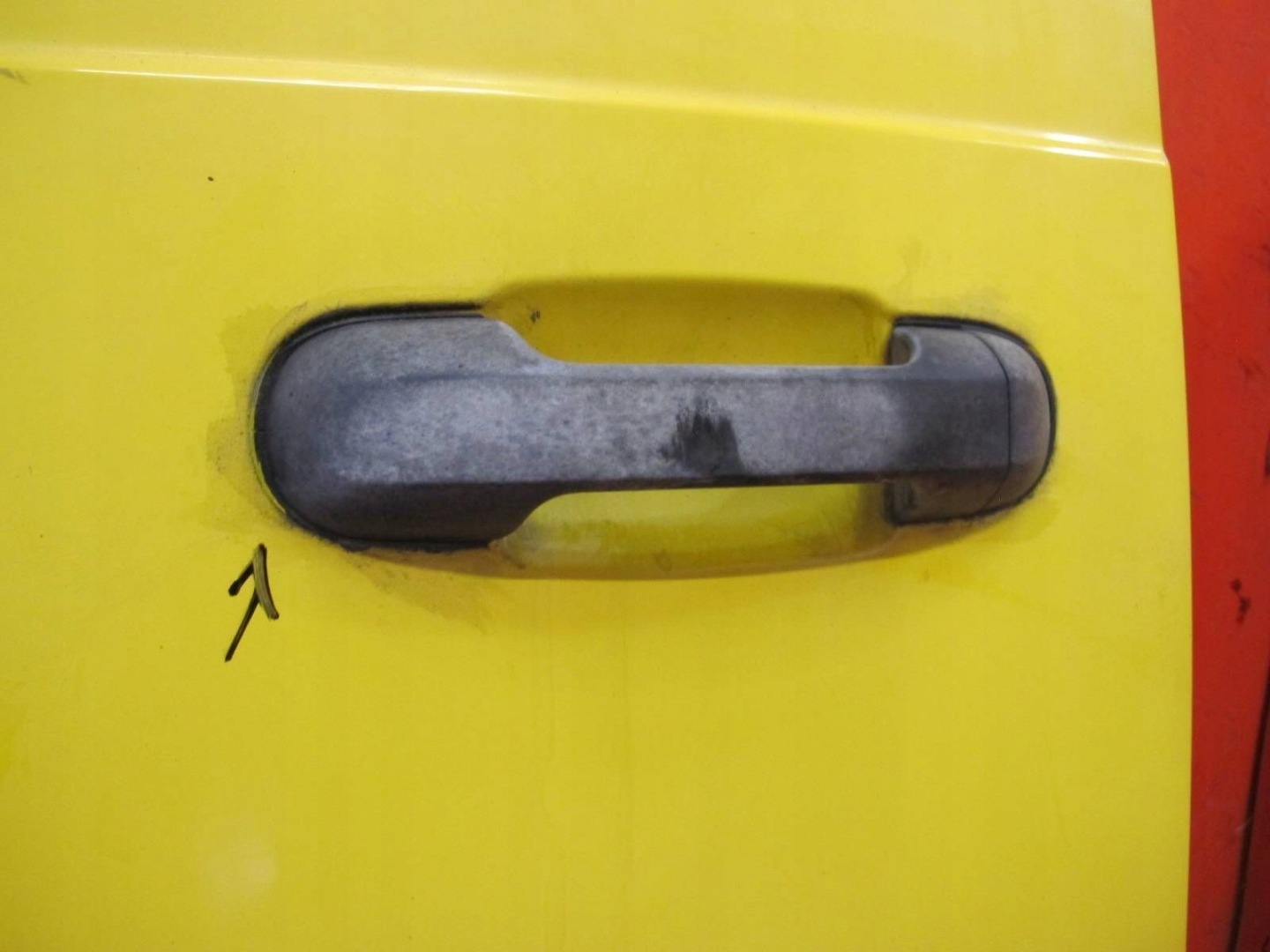 FORD TRANSIT CONNECT and 1 PT2 MK1 02- door right sliding SAFFRON YELLO