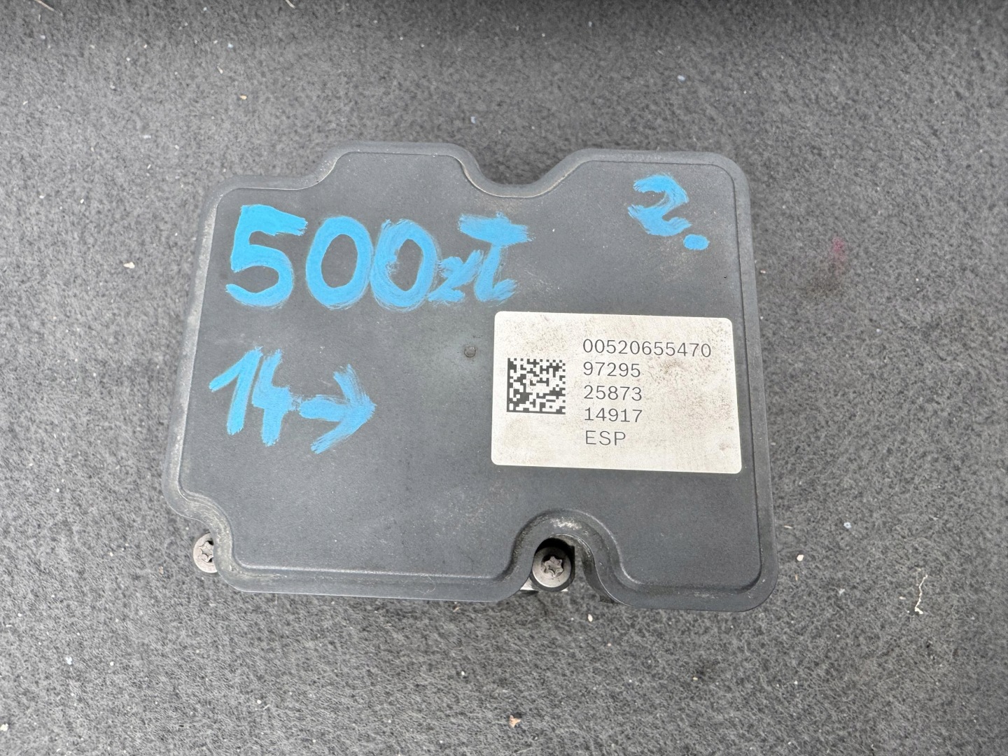 DUCATO BOXER JUMPER 14- pump control unit ABS ESP 520655470 dismantling original