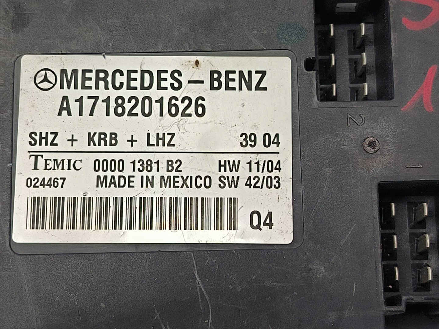 modul SITZ A1718201626 MERCEDES SKL 200