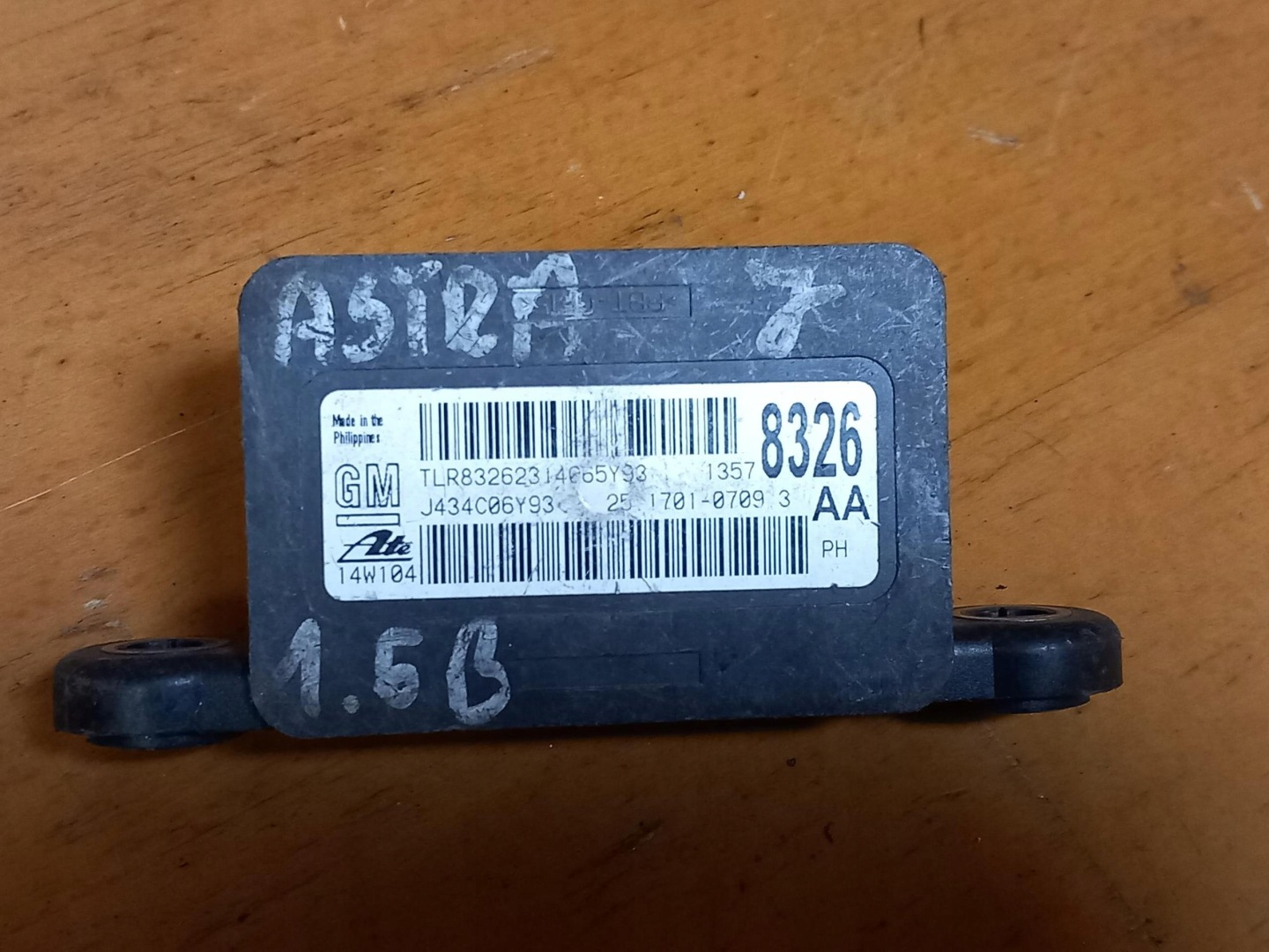module control unit sensor SENSOR ESP OPEL ASTRA J IV 13578326 09-15