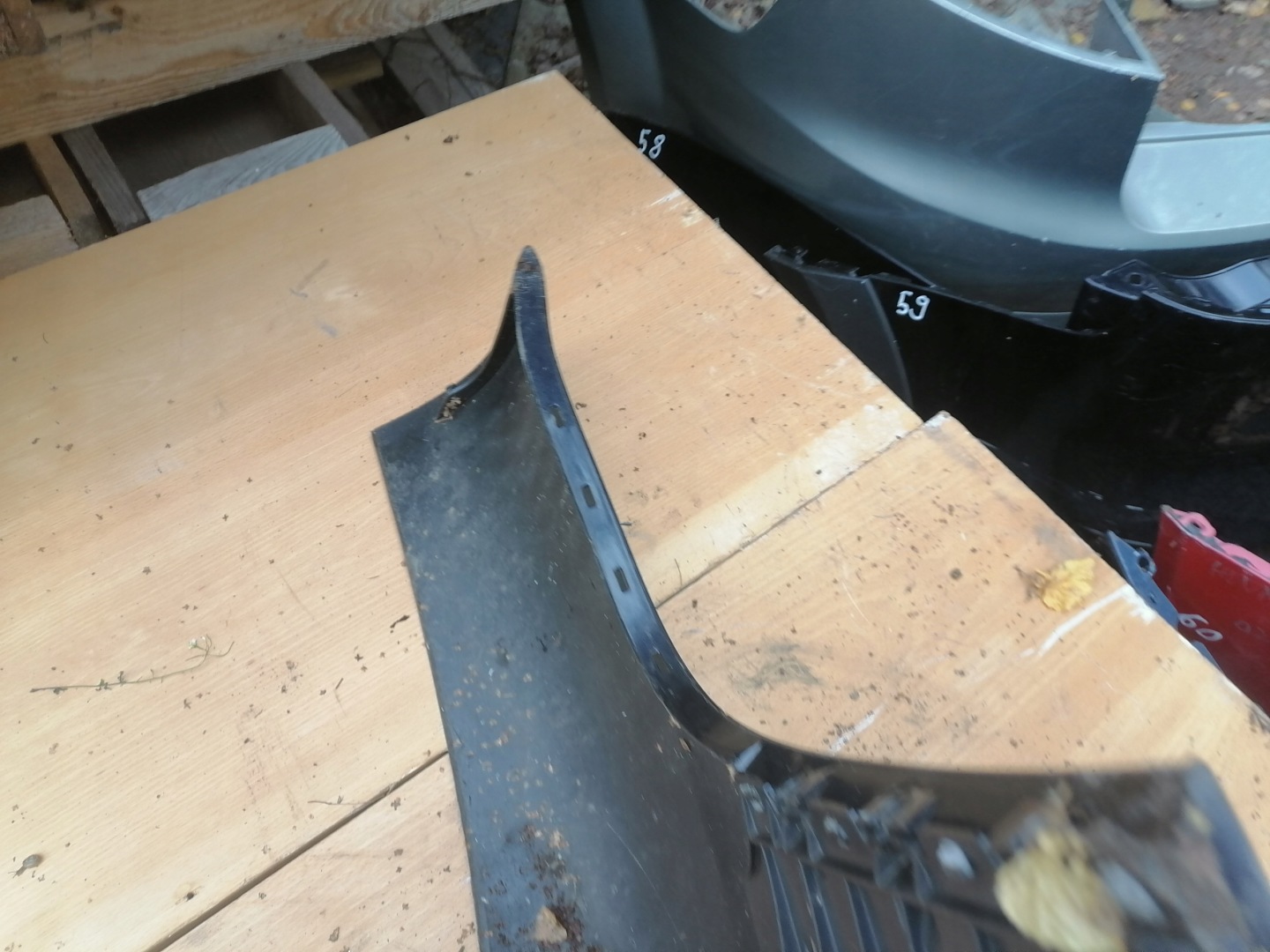 bumper rear part AUDI A6 C5 sedan 4B5807511P