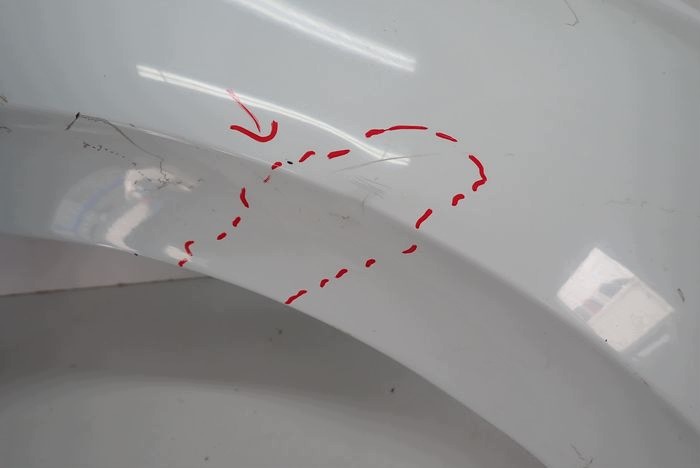 VW POLO 2G 17- fender right front front