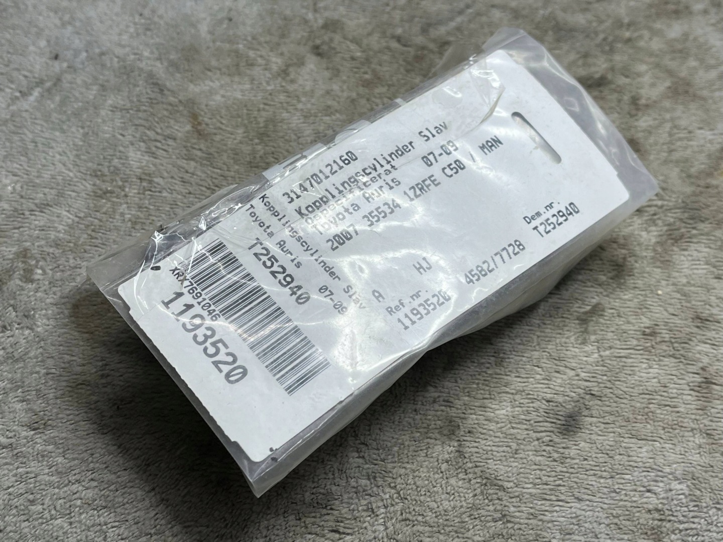 Dämpfer der Kupplung TOYOTA AURIS E15 COROLLA E15 MATRIX E14 3147012160 !J