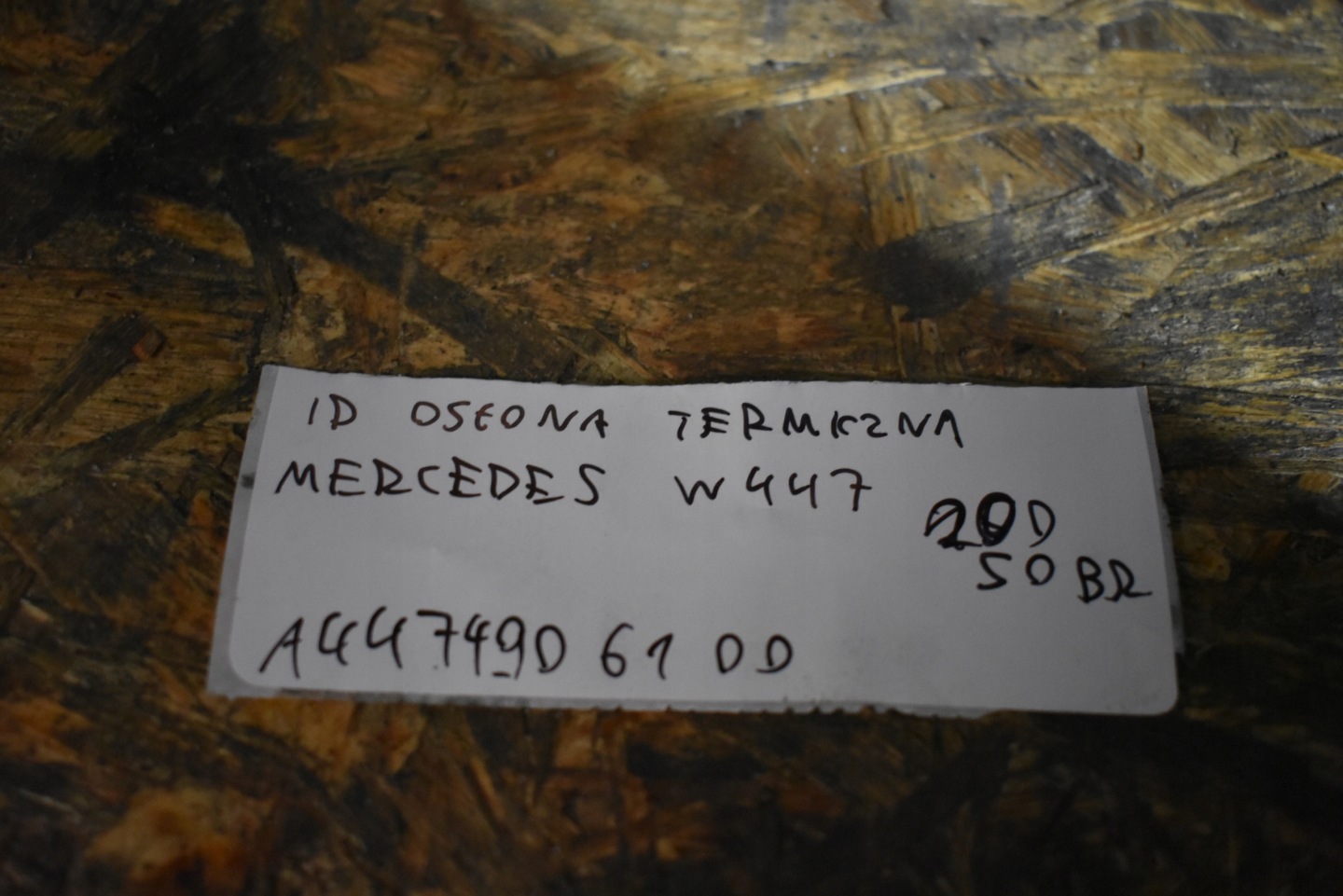IDEALNA Blende Abdeckung TERMICZNA MERCEDES VITO W447 1 9