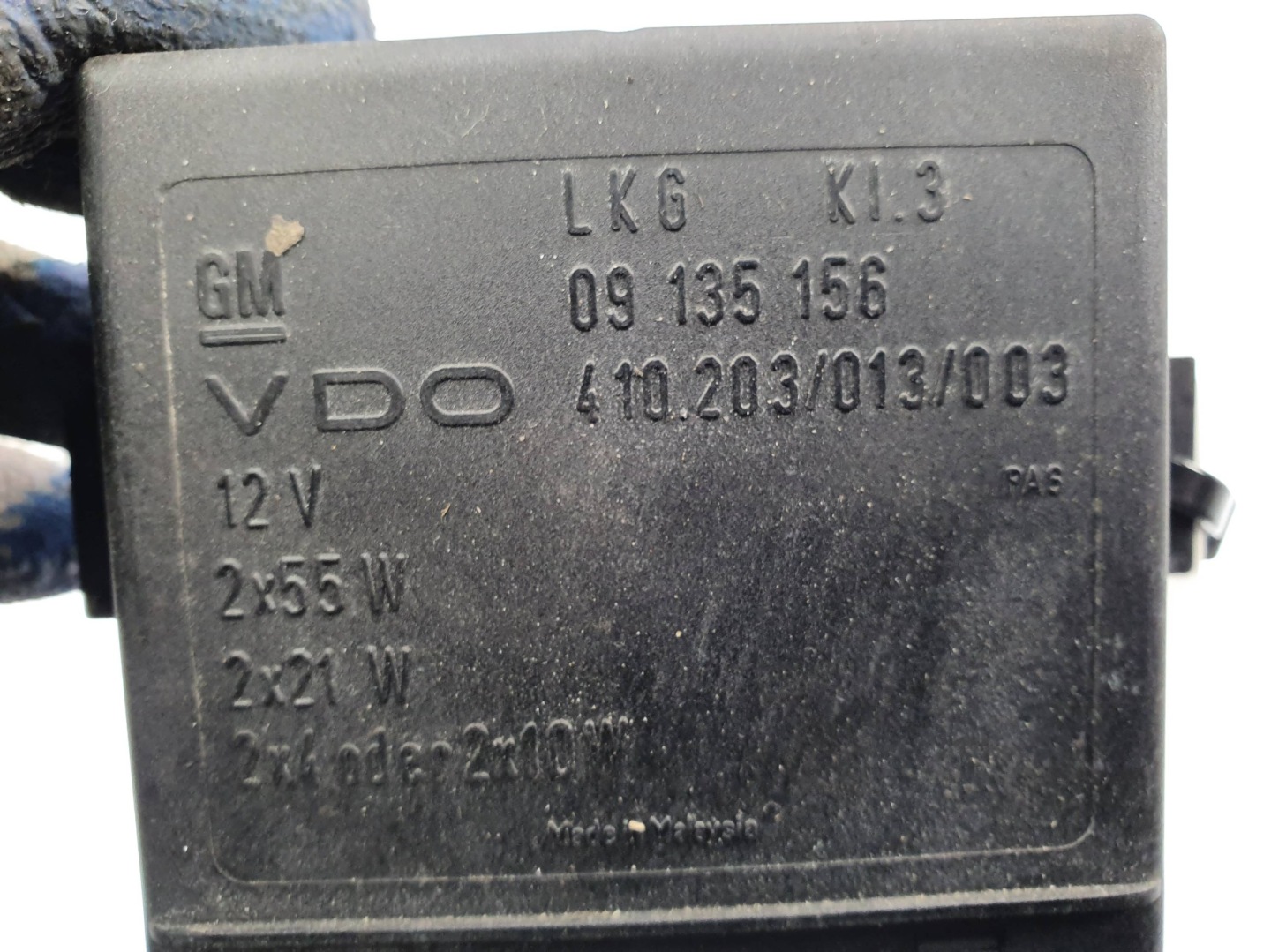 modulo luci 09135156 OPEL ZAFIRA A