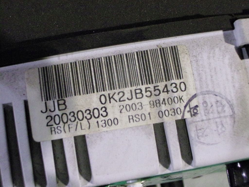 Kia Carens II dials dials JJBOK2JB55430