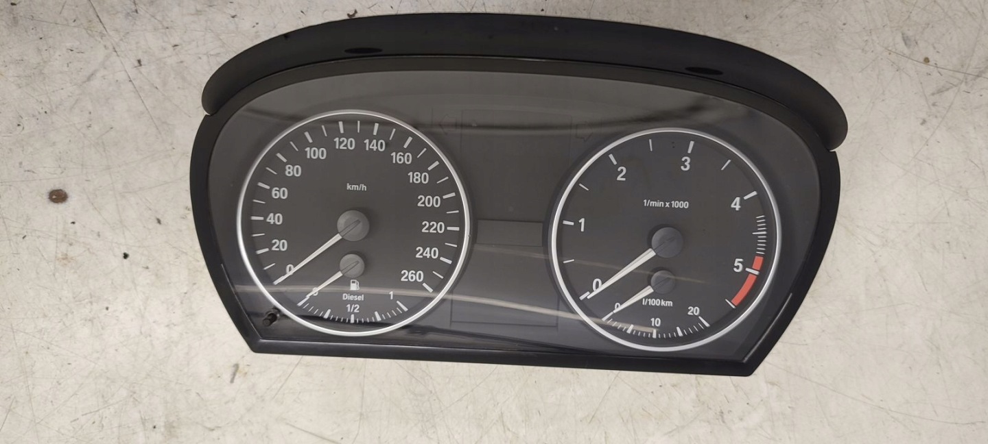 Instruments tachymètre compte tours BMW E91 2,0D