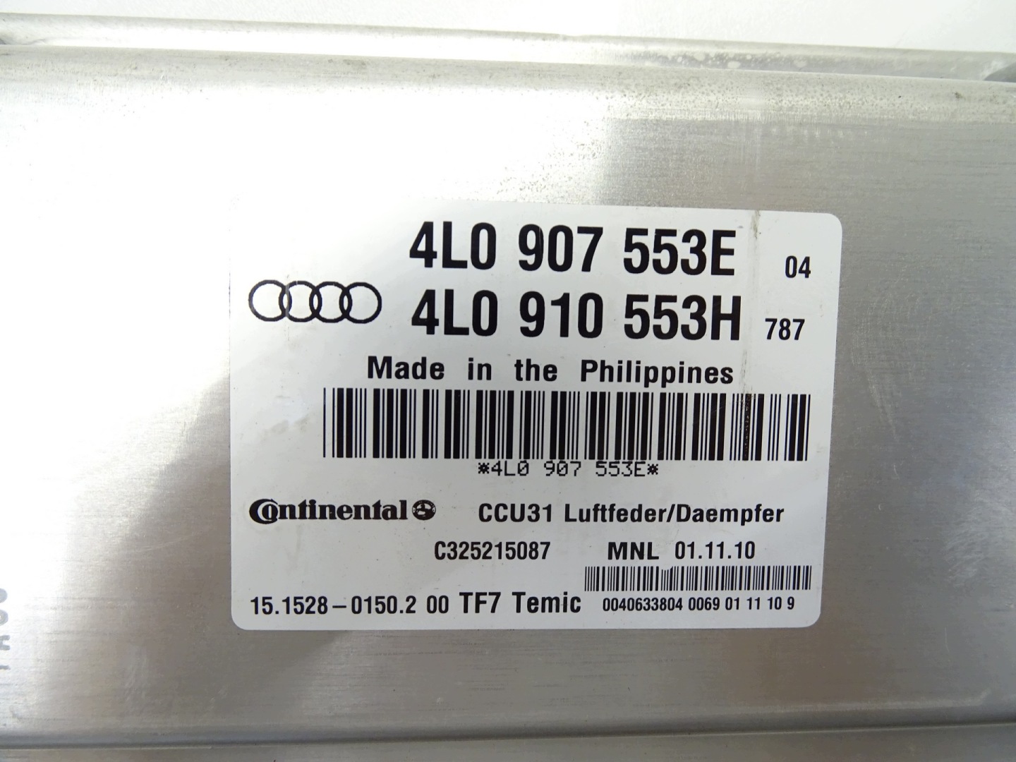module computer control unit springing AUDI Q7 4L 4L0907553E 4L0910553H