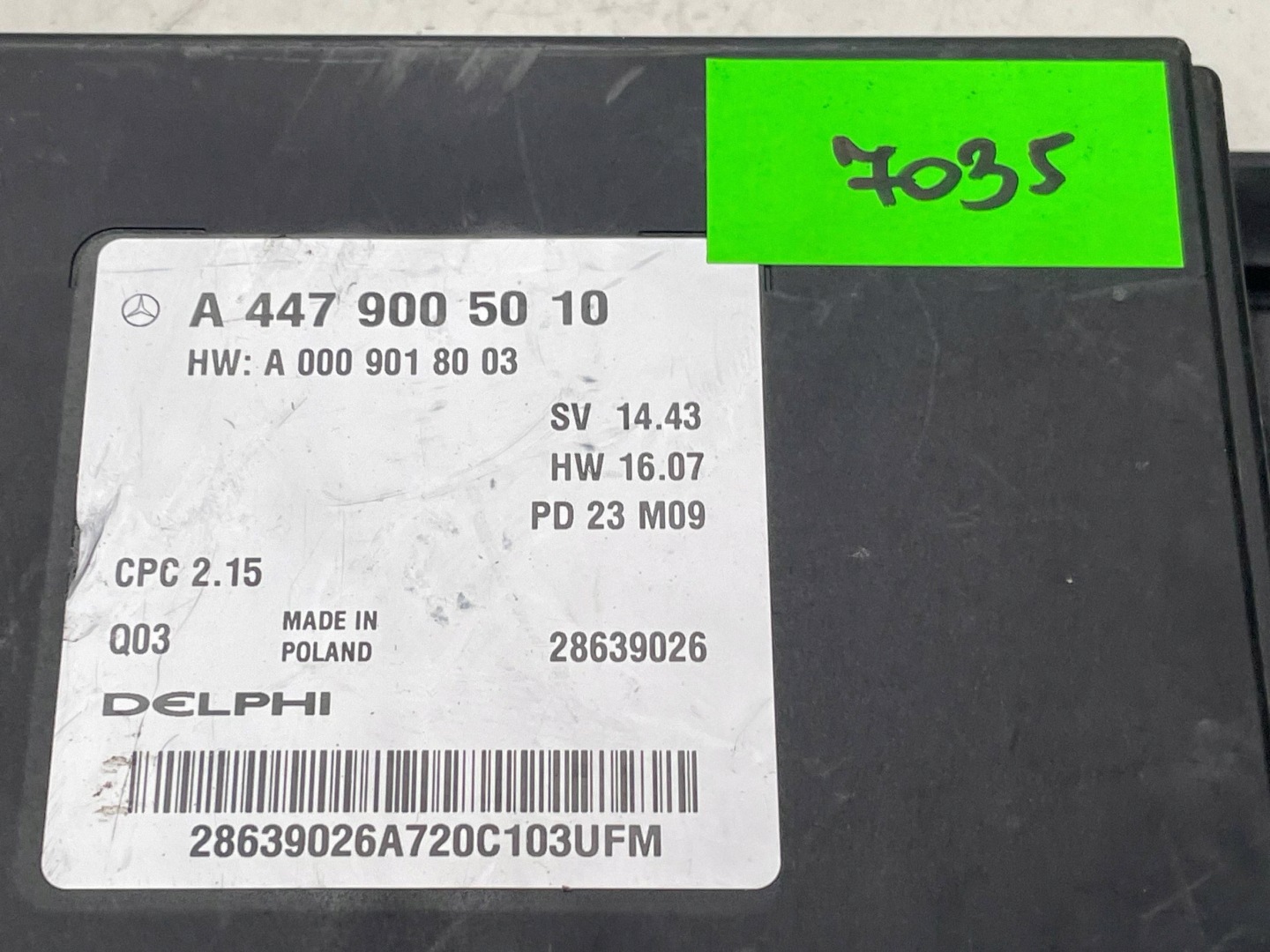 MERCEDES VITO W447 Bedienteil Getriebe getriebe 4479005010 !J