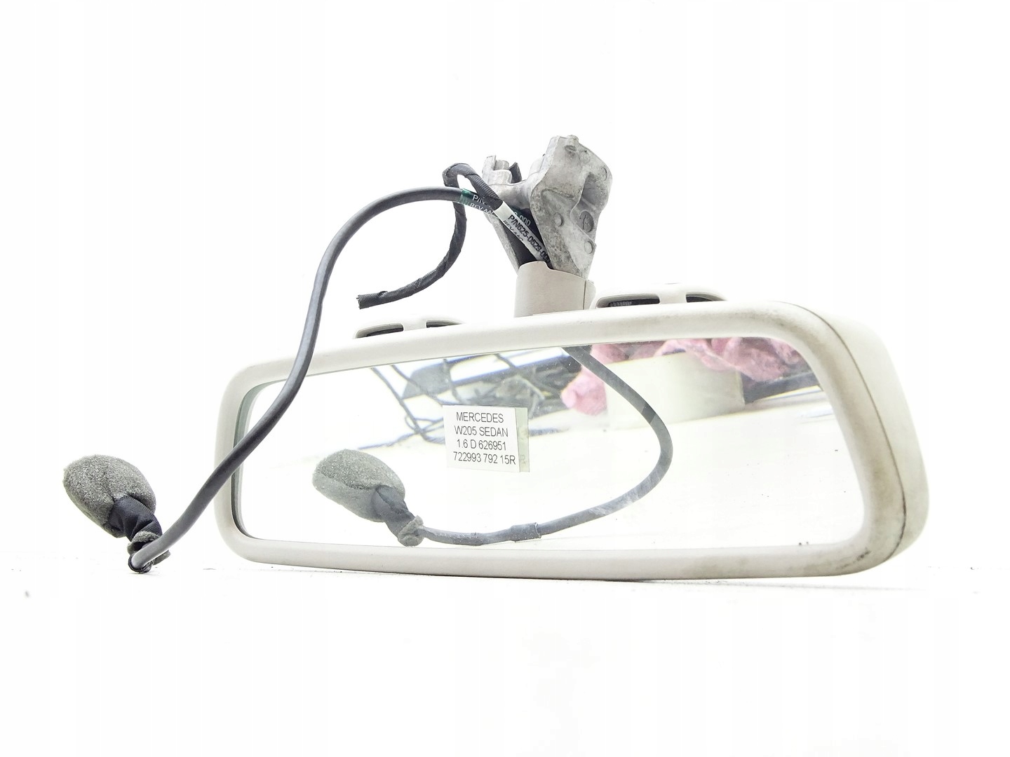 rear-view mirror inner BIALE MERCEDES C 205