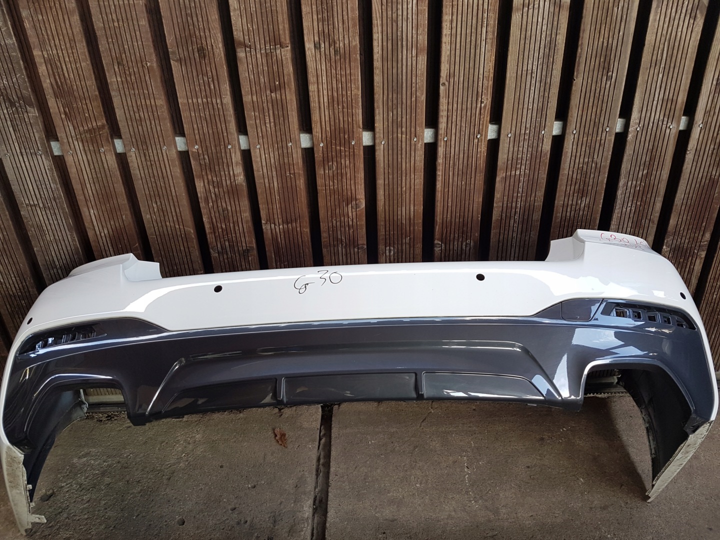 bumper rear rear part BMW G30 LCI m-packet