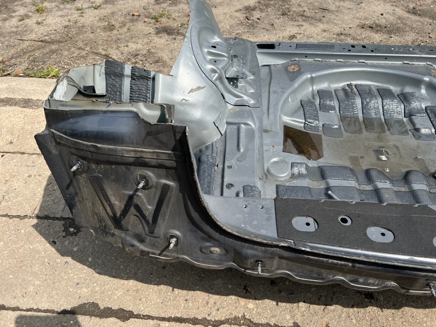 rear panel sump MERCEDES ML W166 original LAK: 755 (11-15)