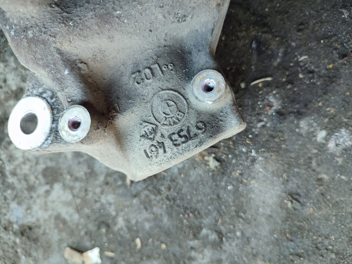 swing Z of the pivot BMW E65 left or right front