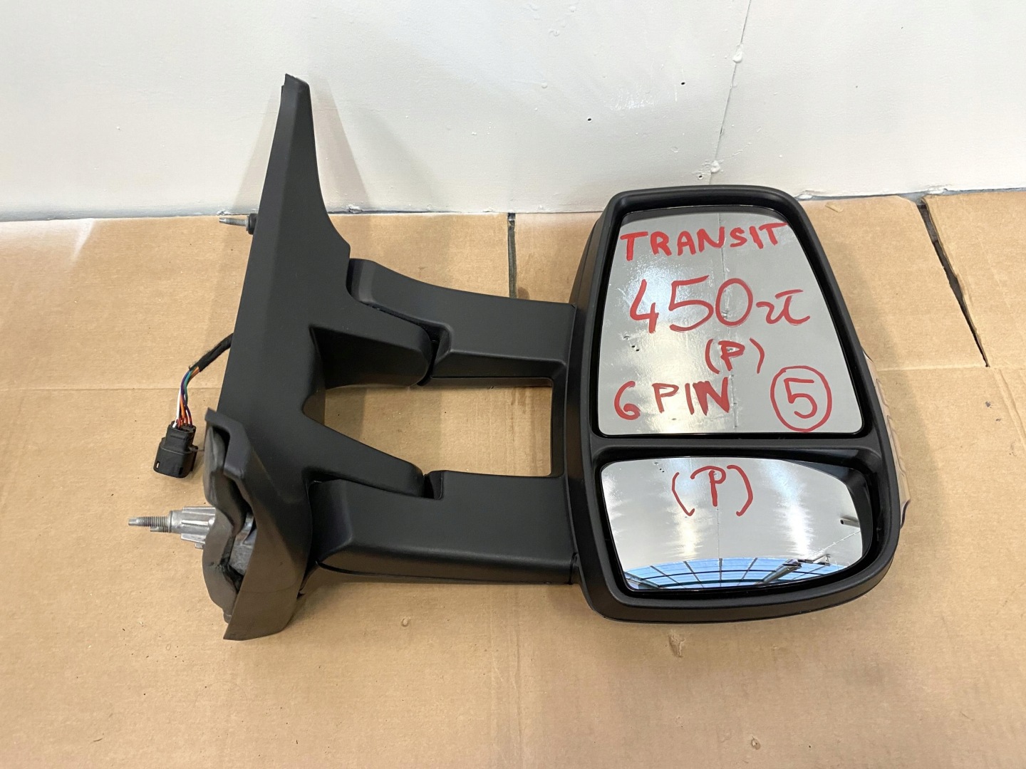 FORD TRANSIT MK8 14- mirror DLUGIE right 6 PIN