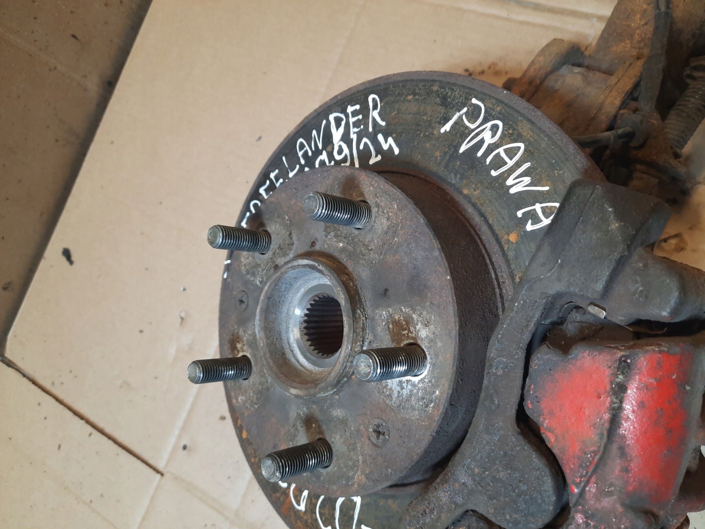 McPherson swing caliper disc PRAWYPRZOD LAND ROVR FREELANDER 1.8B