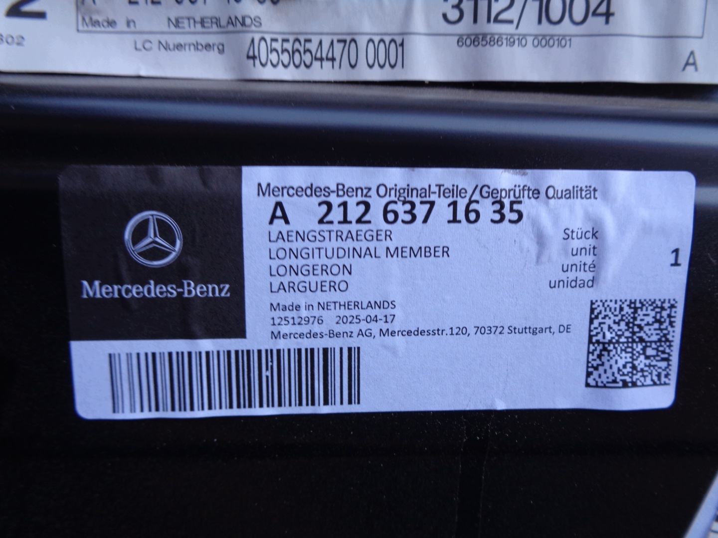 threshold right MERCEDES E-KLASA W212 09- NR 53209