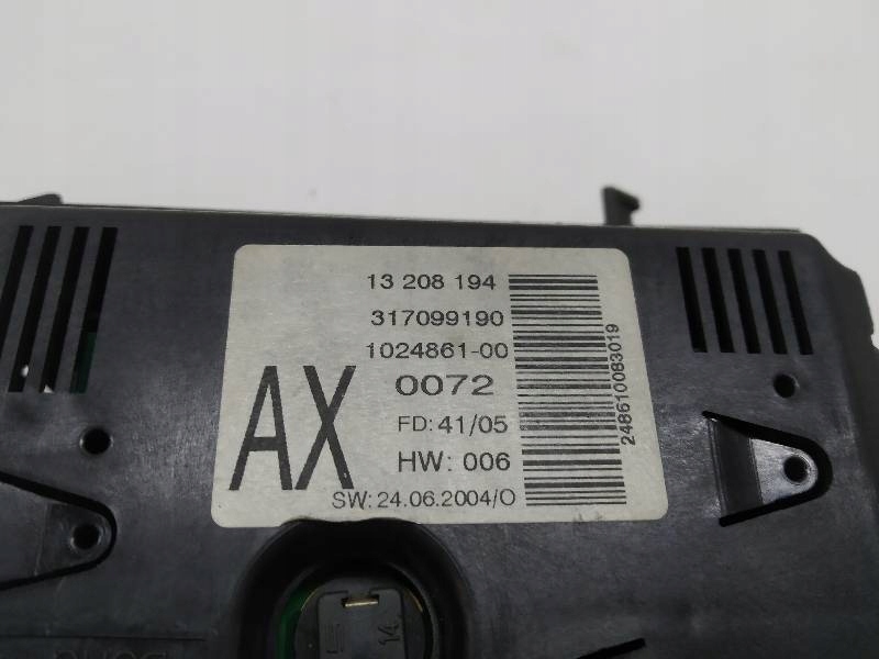 display 13208194 Opel Zafira II (2005- )