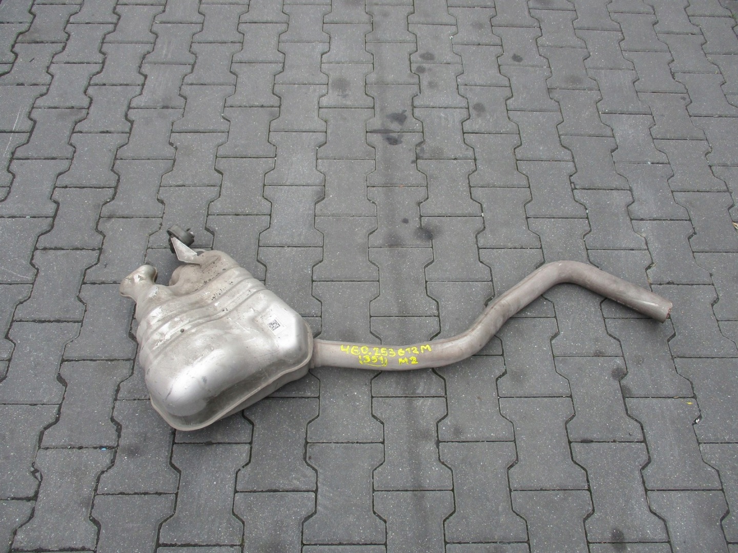 muffler, exhaust AUDI A6 4G0 4G0253612M