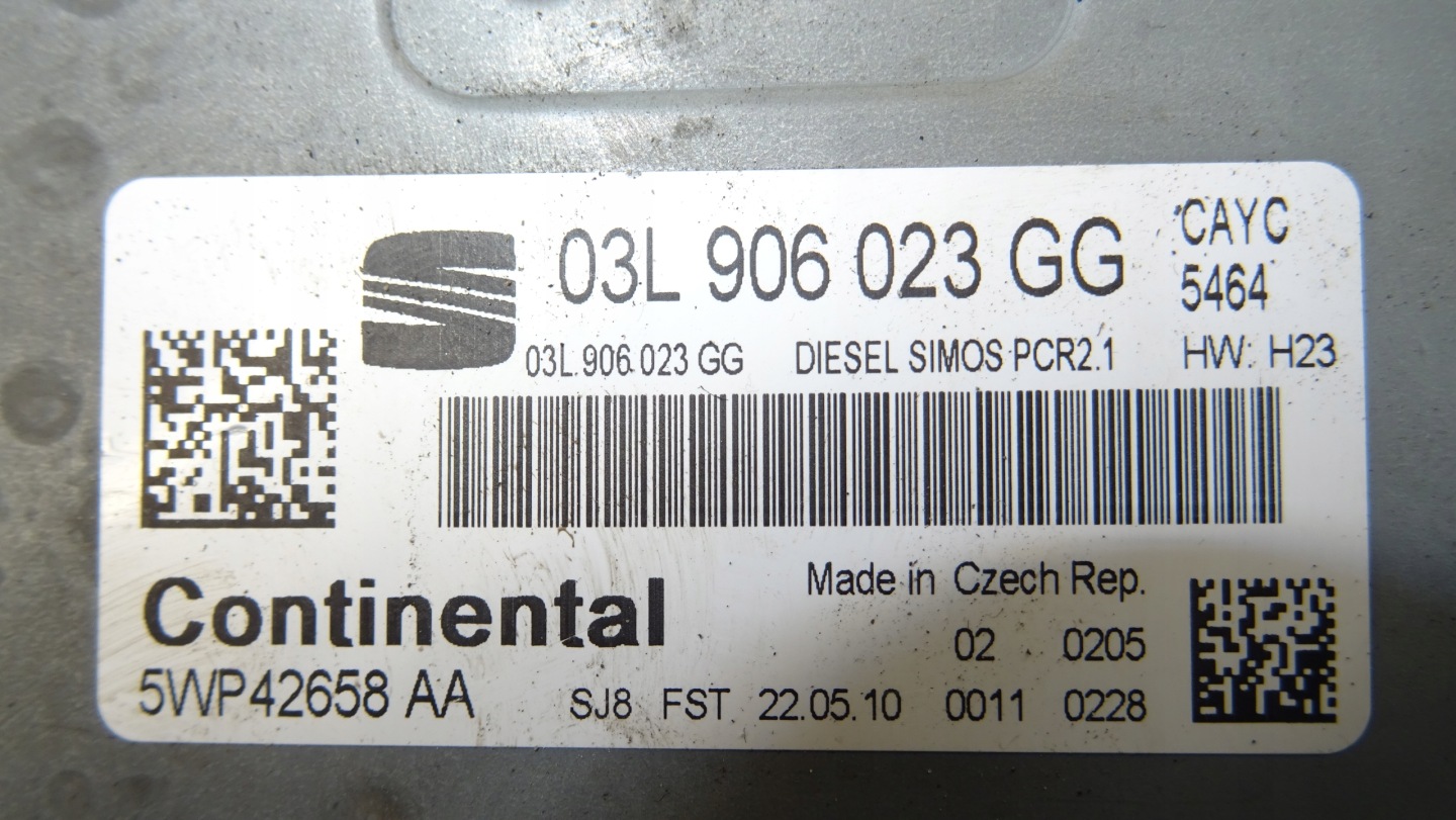 control unit of the engine Seat Altea Continental 03L906023GG
