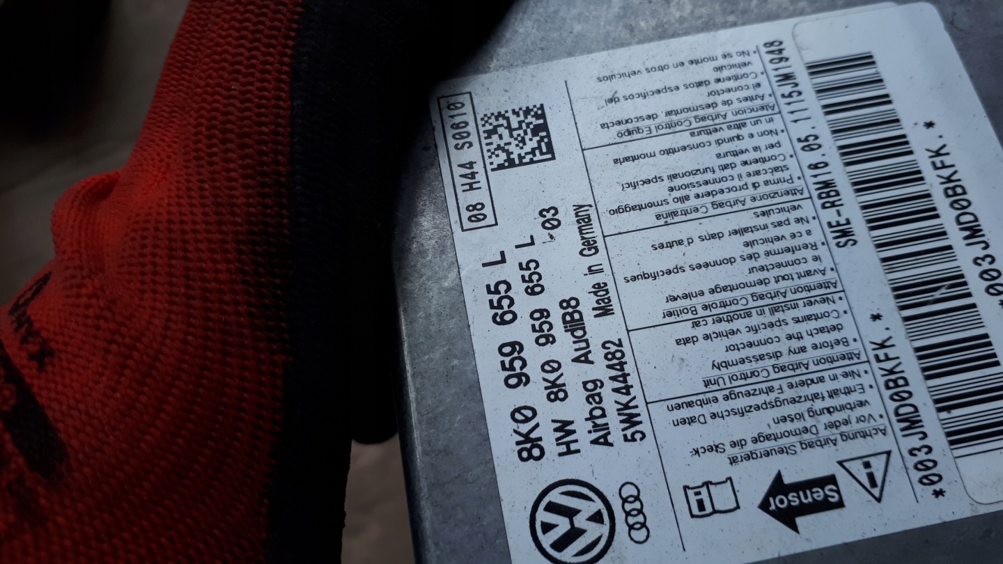 AUDI A5 8T A4 B8 modul SENSOR AIRBAG 8K0959655L
