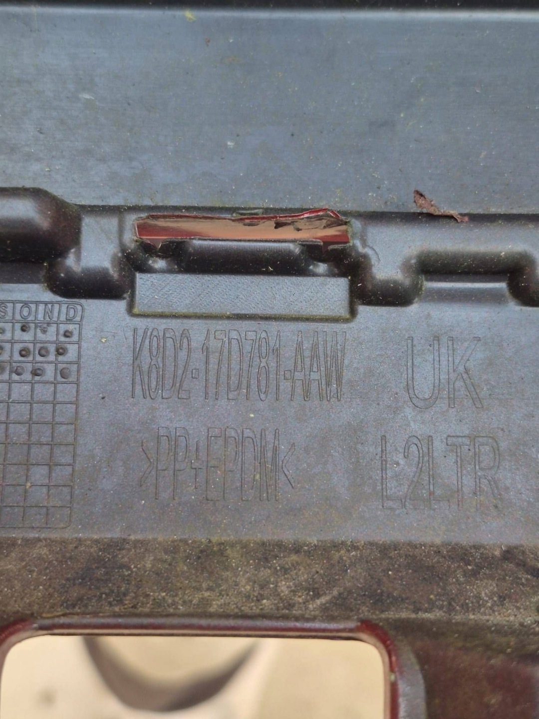 RANGE ROVER EVOQUE II 2 18-> bumper rear part rear
