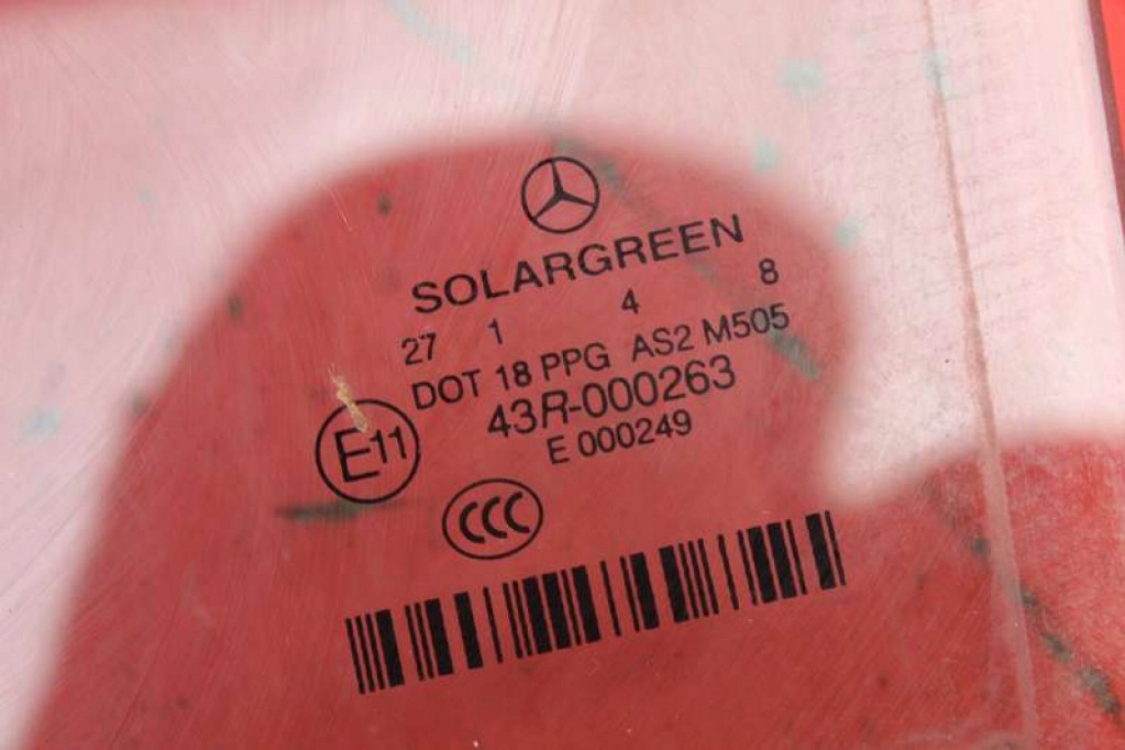 window side left rear part rear MERCEDES S-KLASA W221 05-09