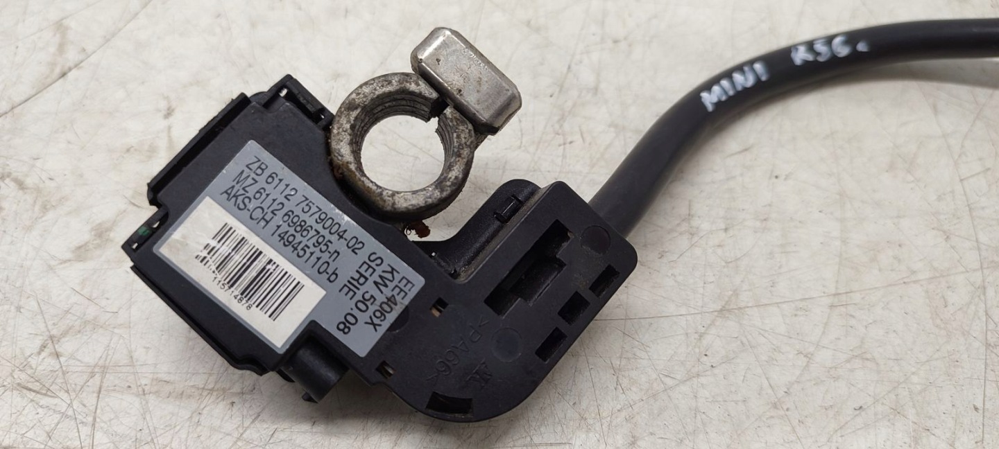 borne cable pôle négatif Mini Cooper S R56 1,6 16V Turbo