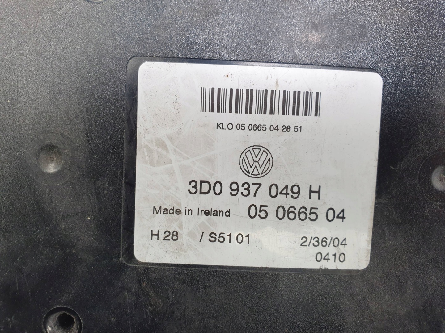 module 3D0937049H AUDI