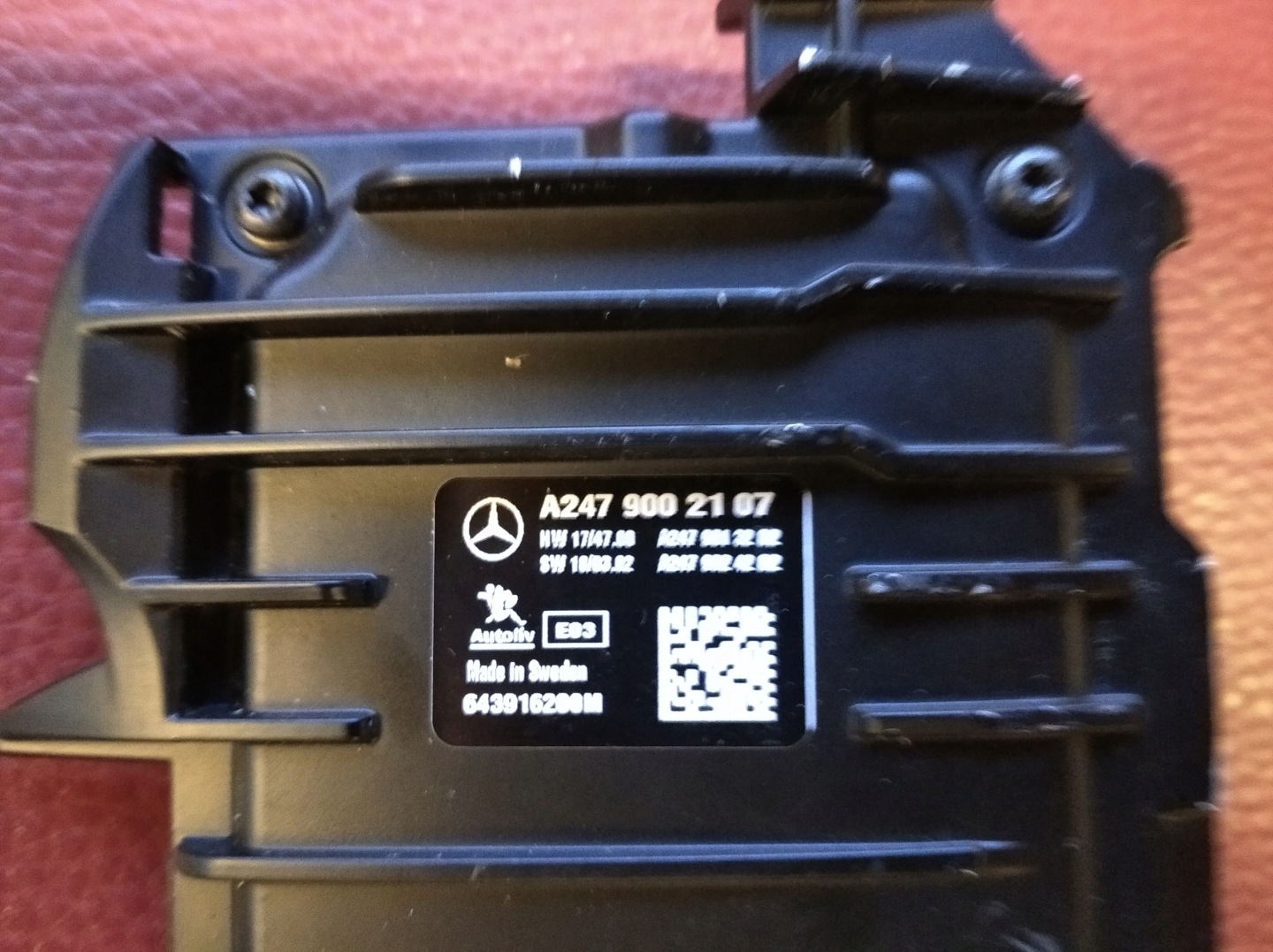 MERCEDES A-KLASA W177 KAMERA windows ASYSTENT RADAR
