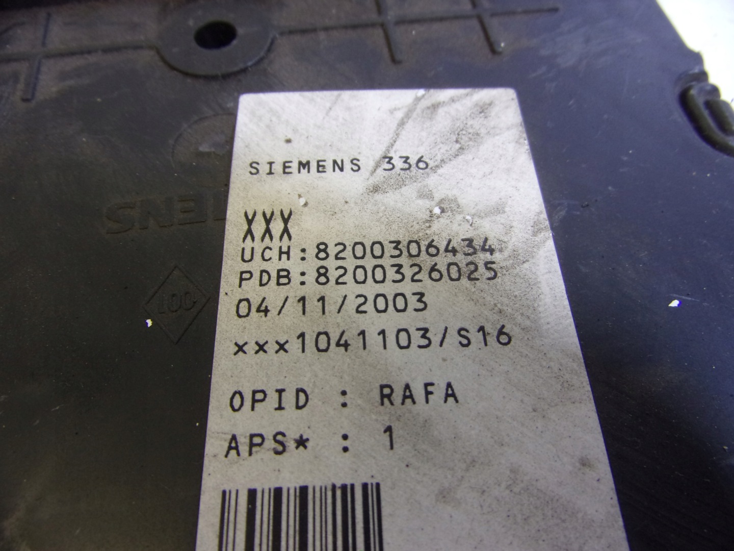 module UCH RENAULT MEGANE 2 8200306434