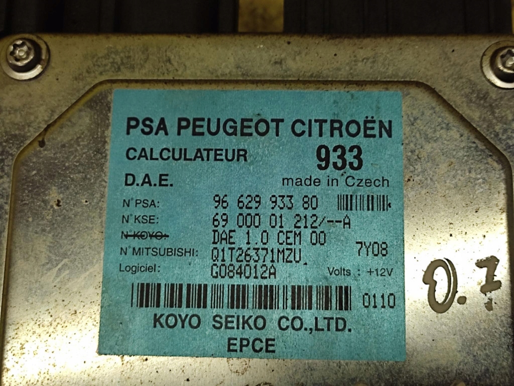 CITROEN C2 1.2 modul Bedienteil der Lenkung 9662993380