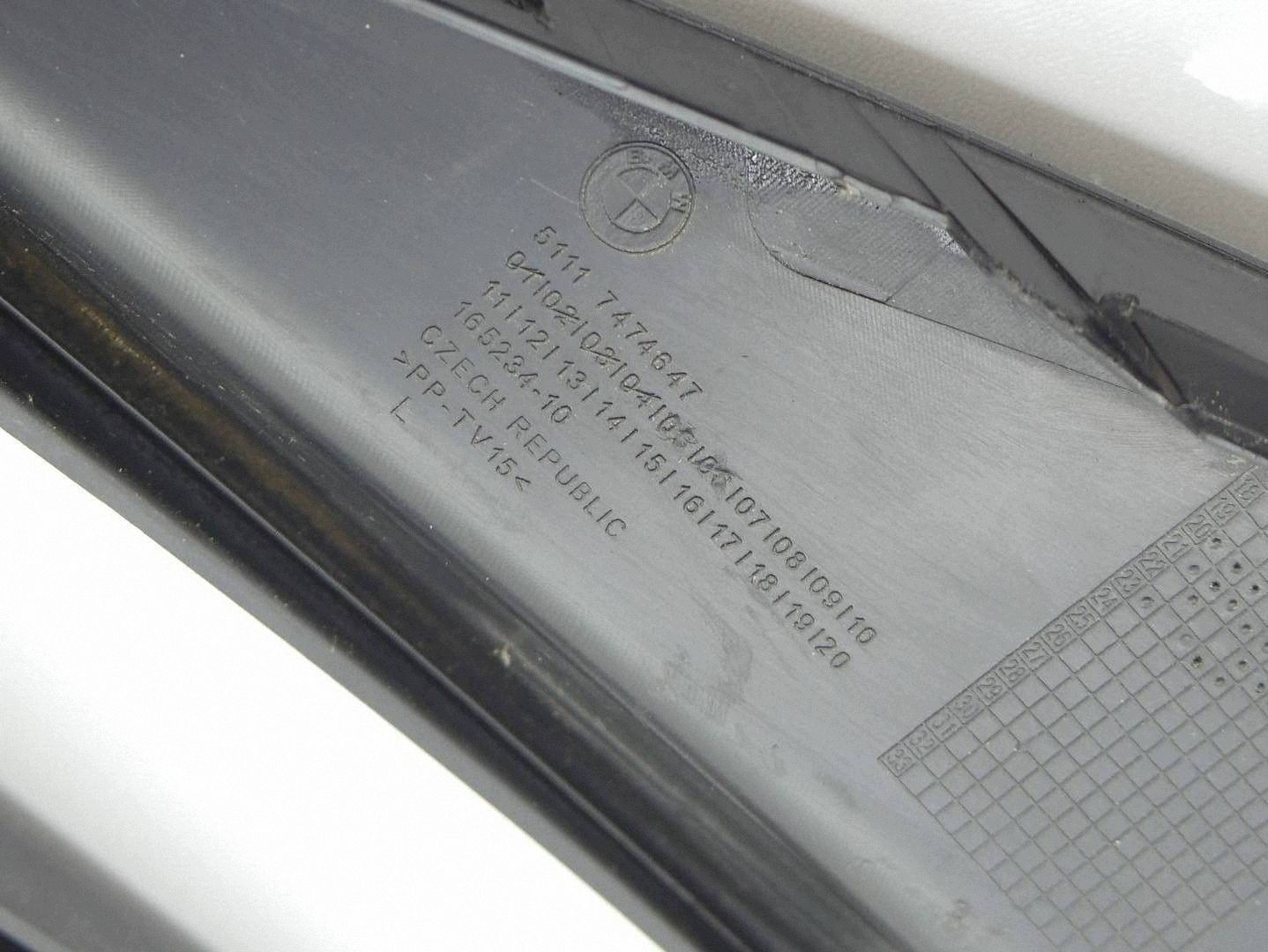 grid of a bumper left front left front BMW 2 F44 7474647