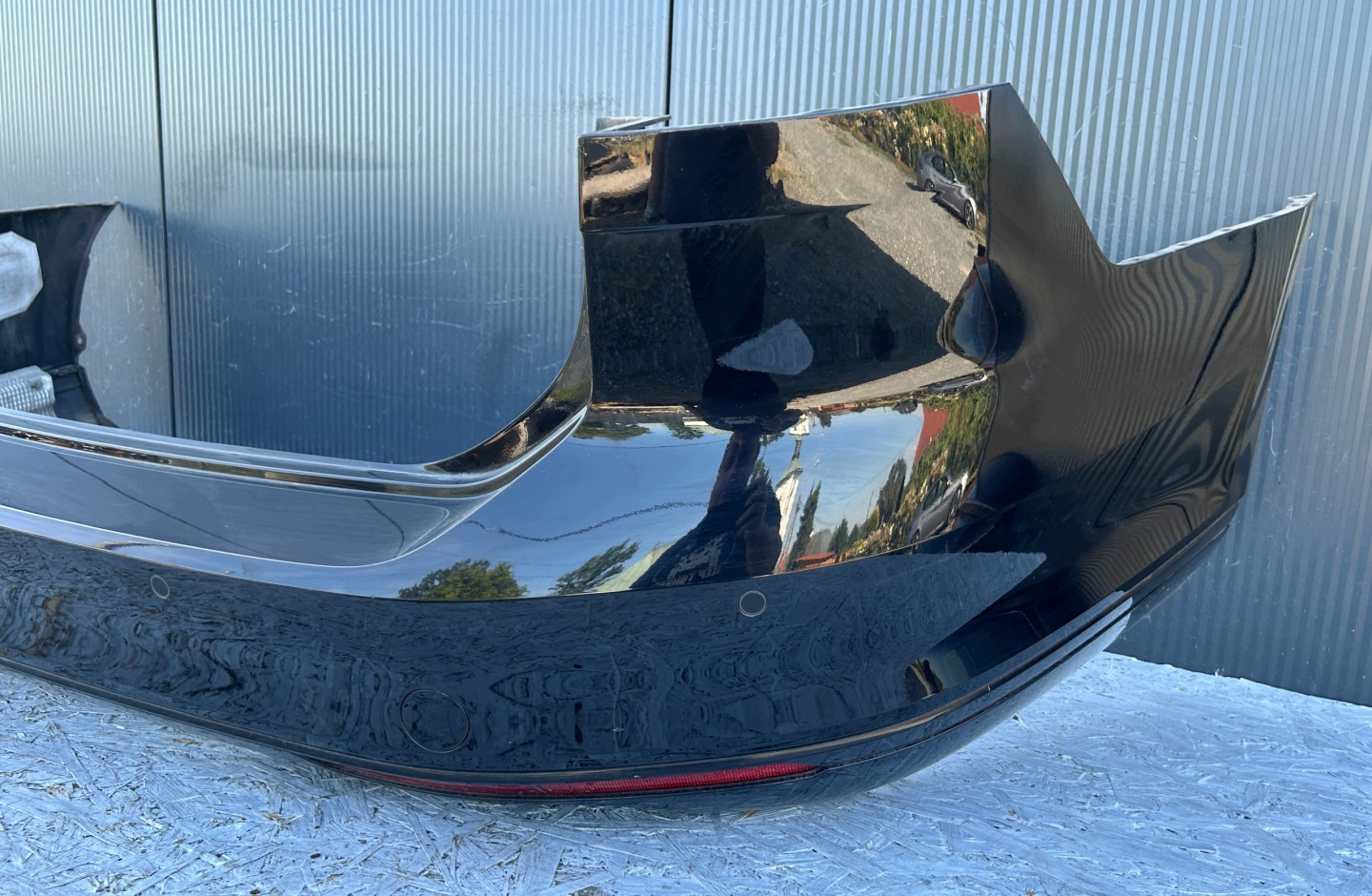 bumper rear part rear VW PASSAT B8 KOMBI 14- PDC LC9X