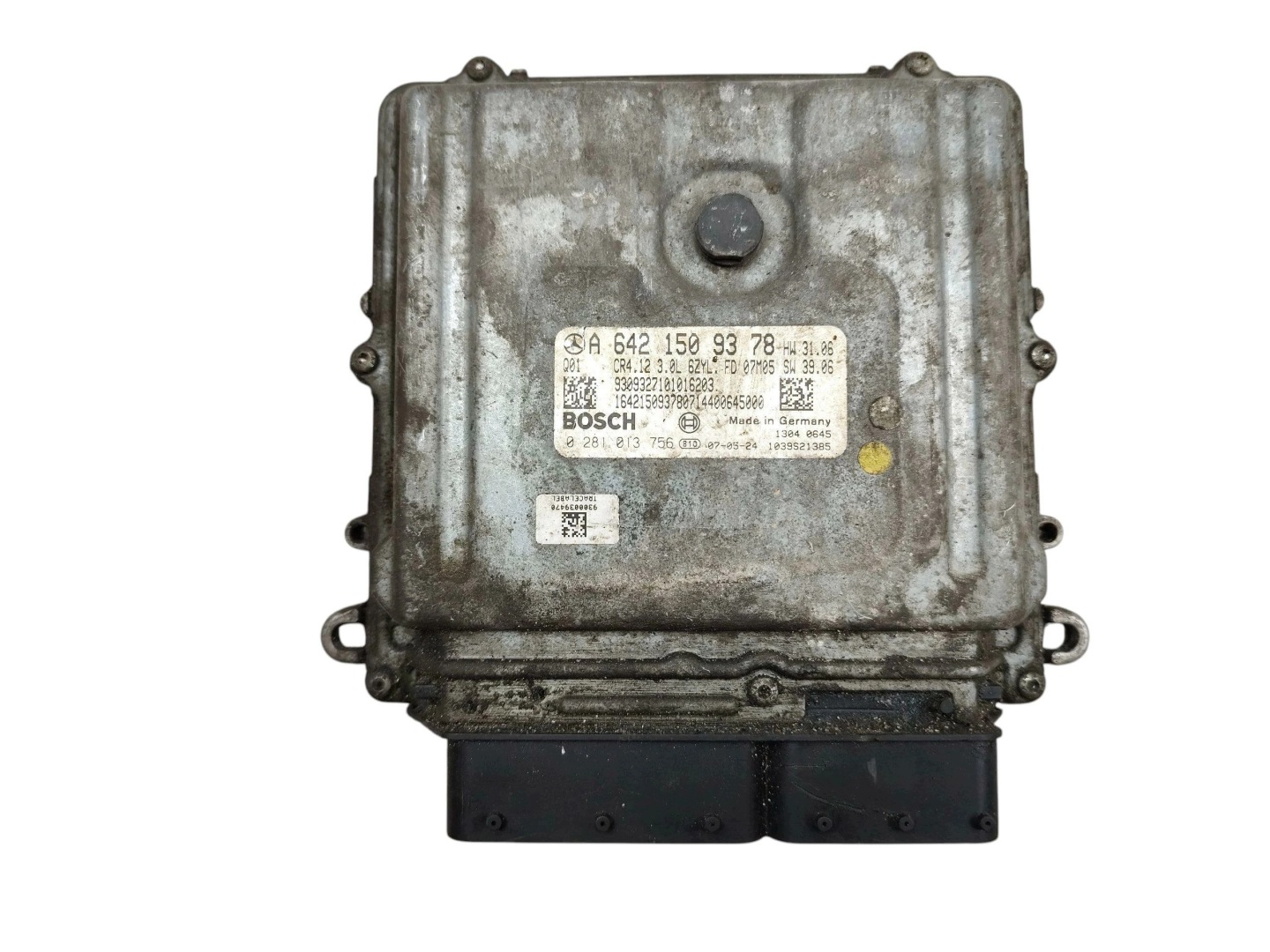 computer control unit of the engine MERCEDES ML W164 3.0 CDI A6421509378 0281013756