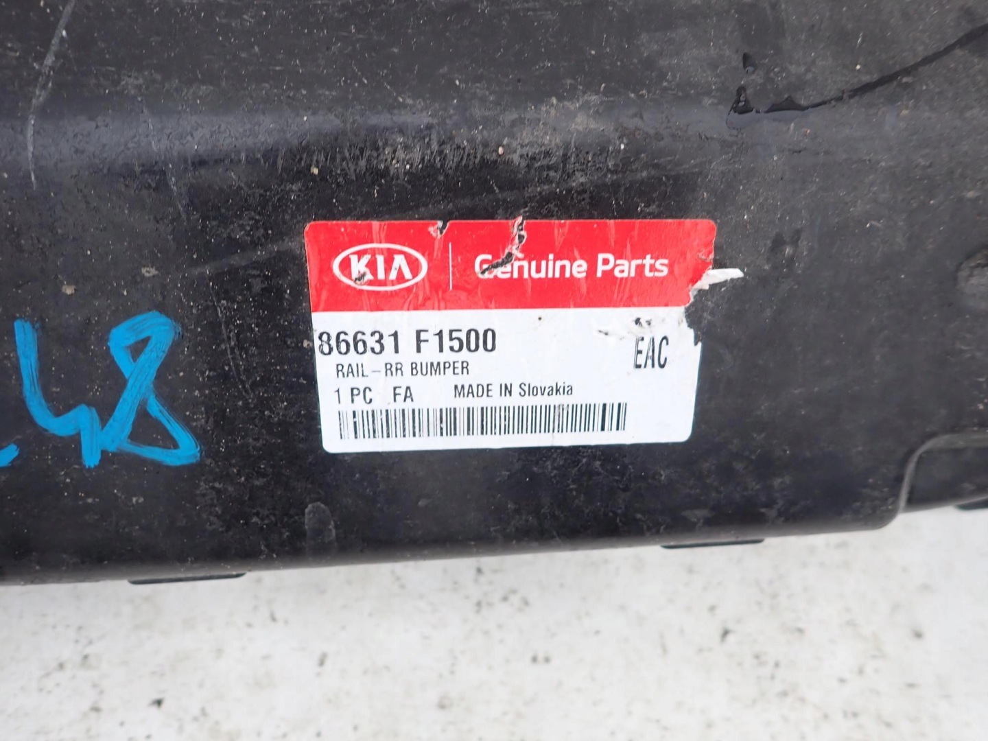 KIA SPORTAGE IV 4 LIFT 18-21 bumper support rear part rear