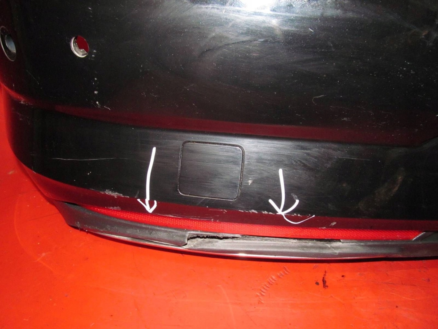 RENAULT TALISMAN 15- bumper rear part rear black TEGNE