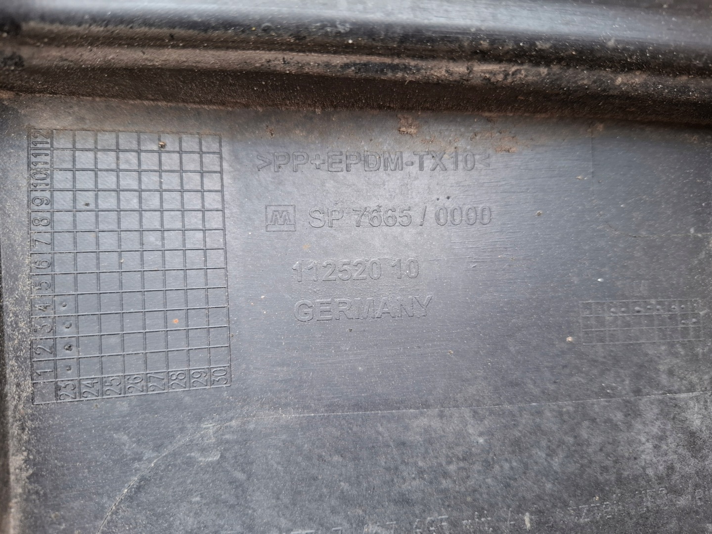 moulding threshold threshold left MINI COUNTRYMAN F60 23r black