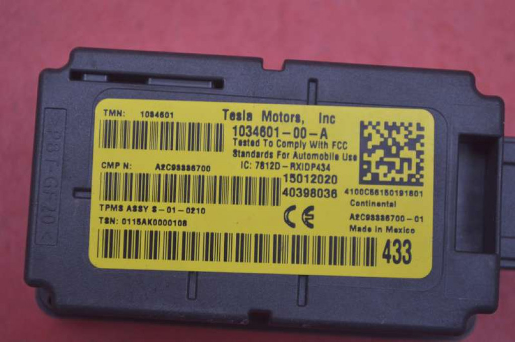 control unit module 1034601-00-A TESLA MODEL S 306 KM 12-20