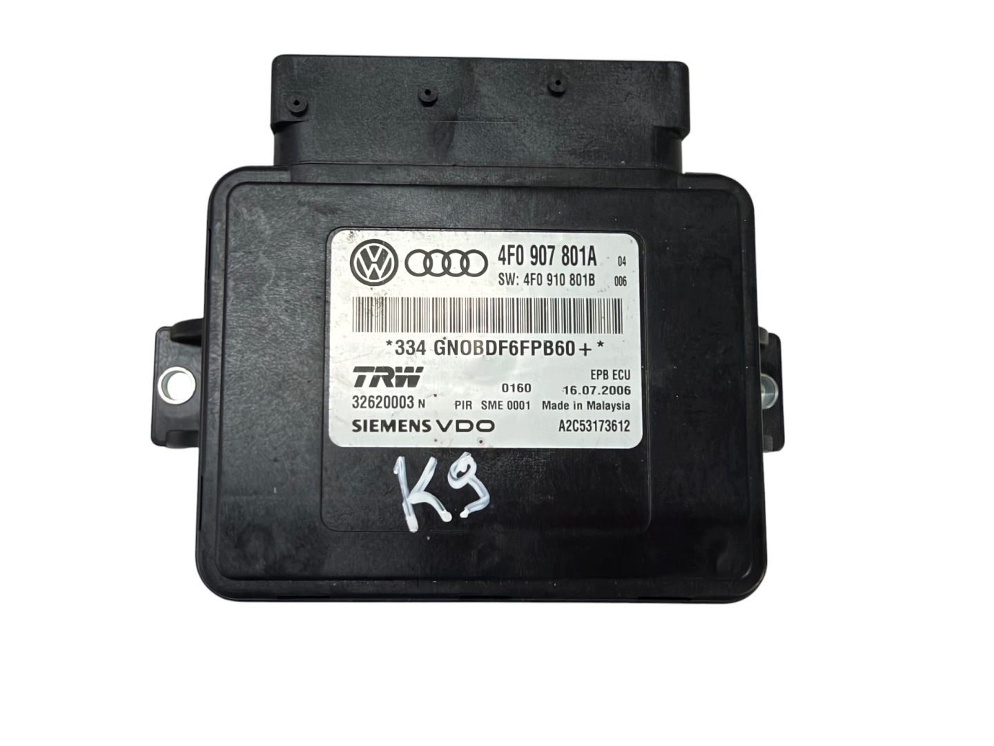 modul elektrische parkbremse AUDI A6 C6 4F0907801A