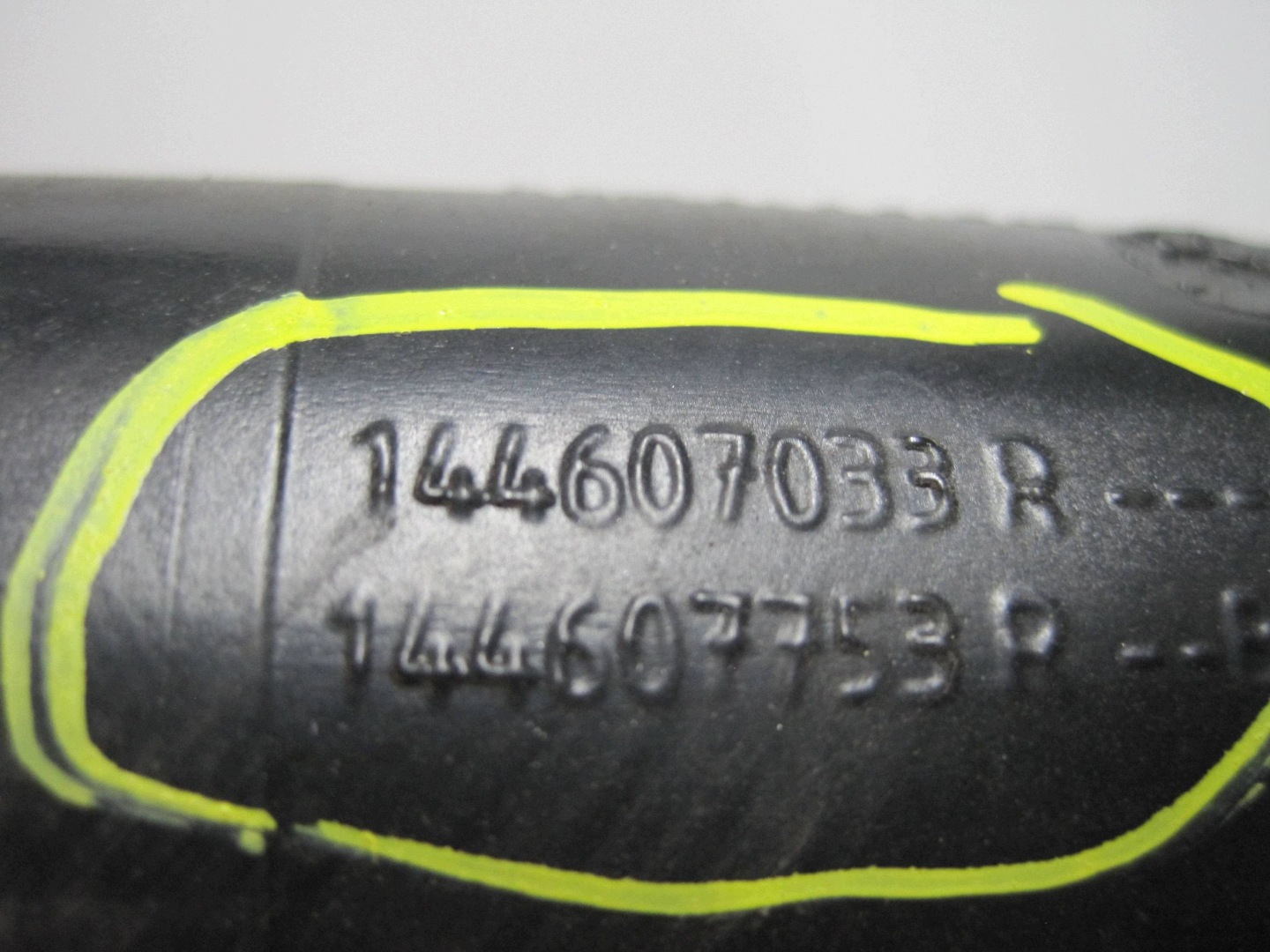 hadice intercoolera NISSAN QASHQAI 144607033R