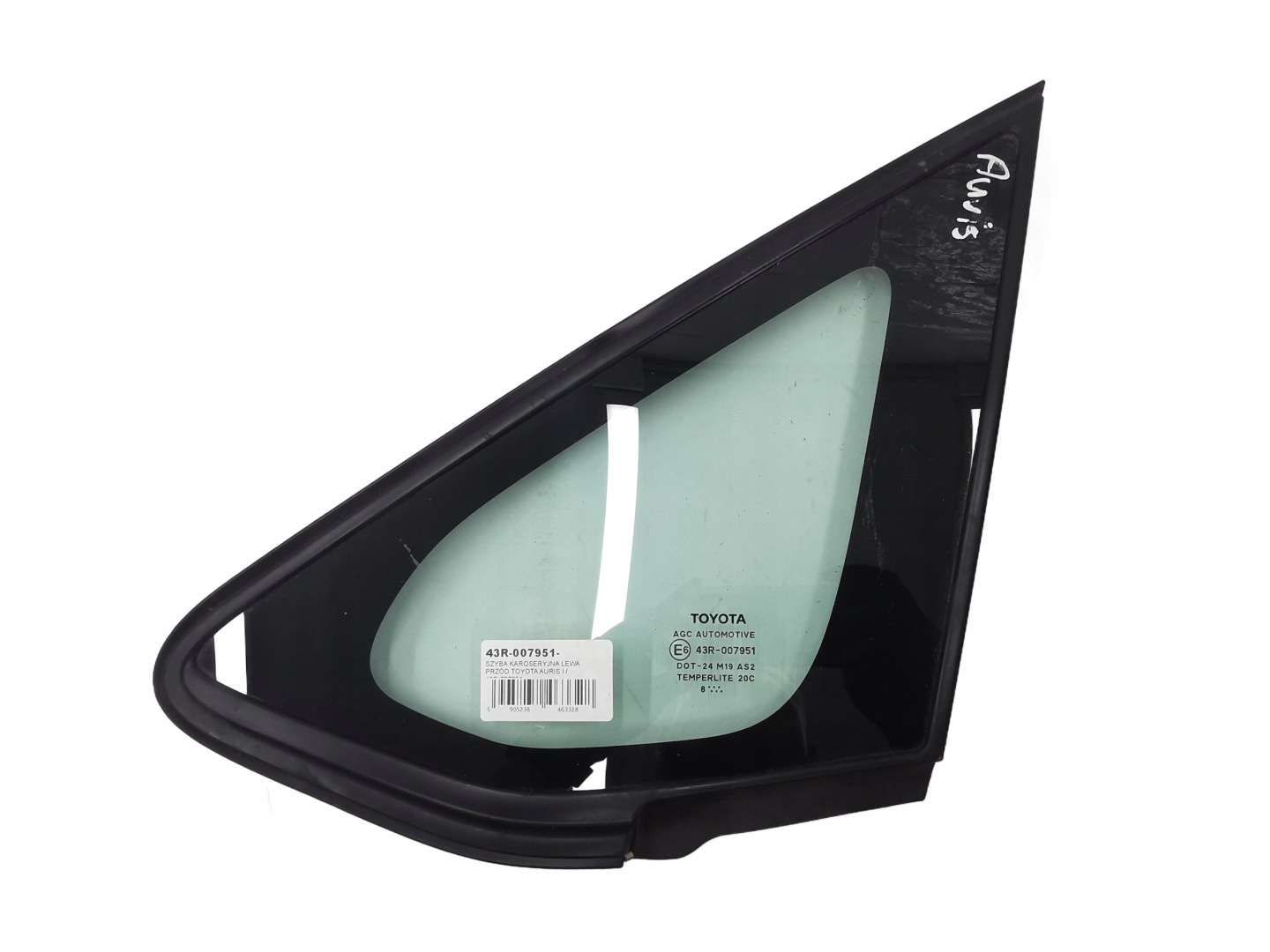 window bodywork left front TOYOTA AURIS and / 43R-007951