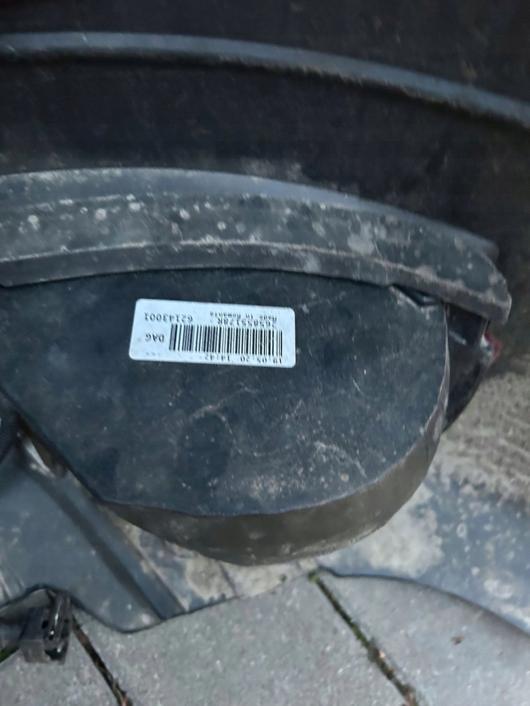 Dacia Duster II 23- bumper rear part rear