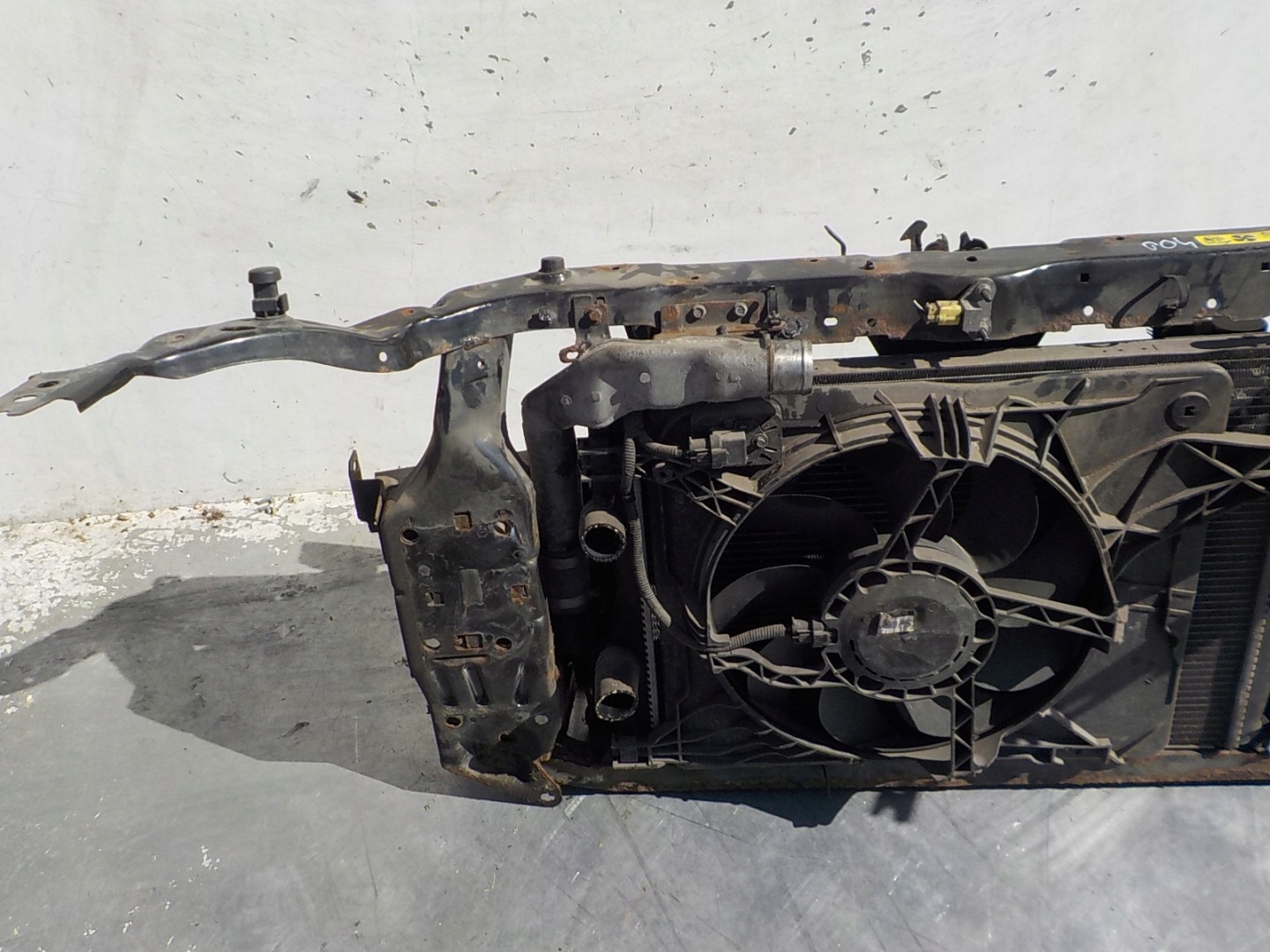 400 NISSAN QASHQAI J10 1.5 DCI support panel for radiators sider radiator