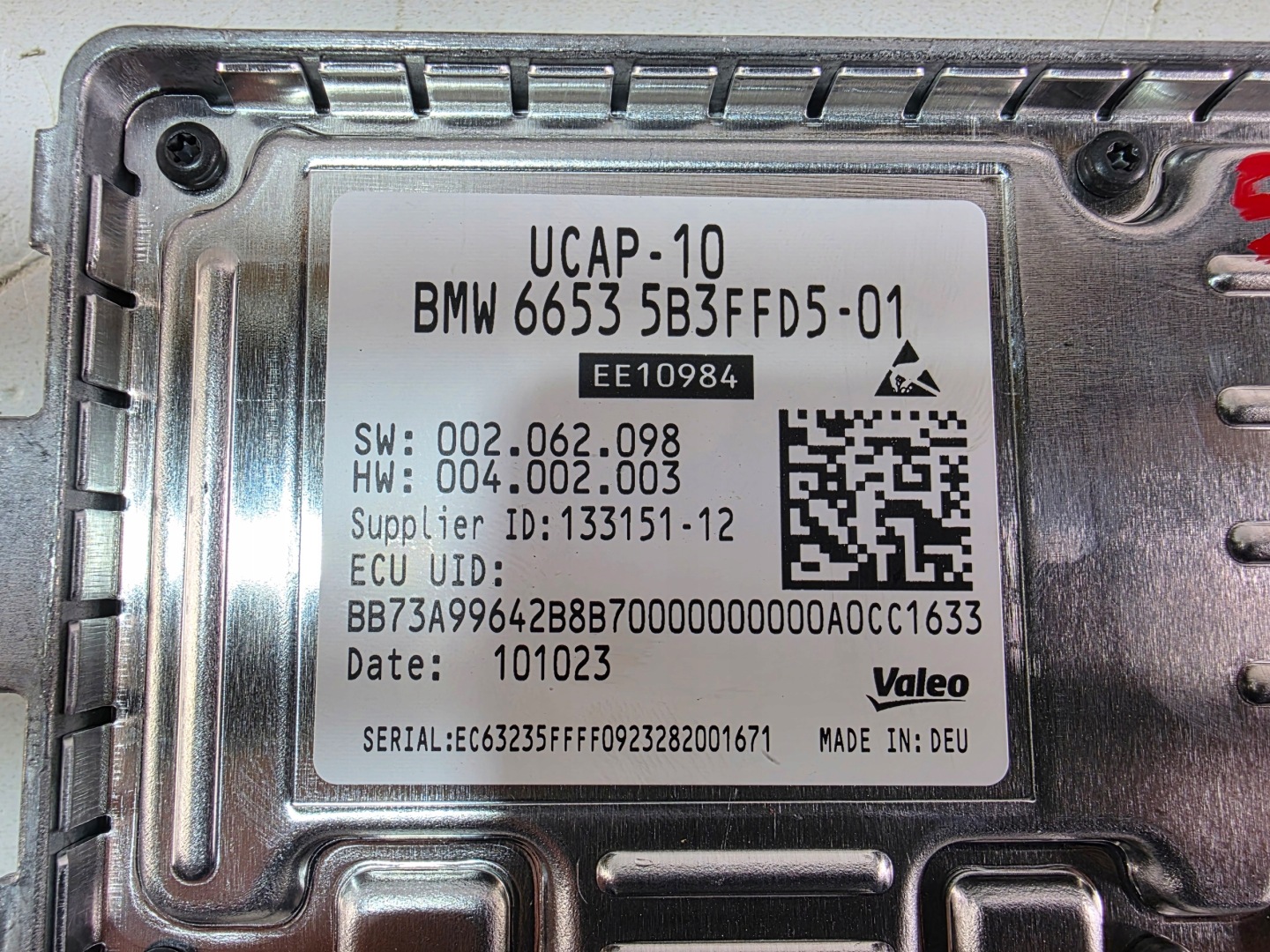 module control unit KAMERY BMW X5 G05 X6 G06 X7 G07 LCI 5B3FFD5