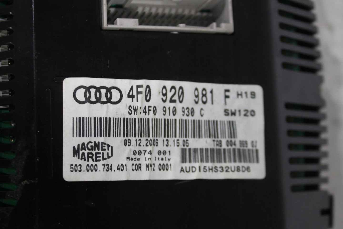 dials dials 4F0920981F AUDI A6 C6 3.0 TDI UK