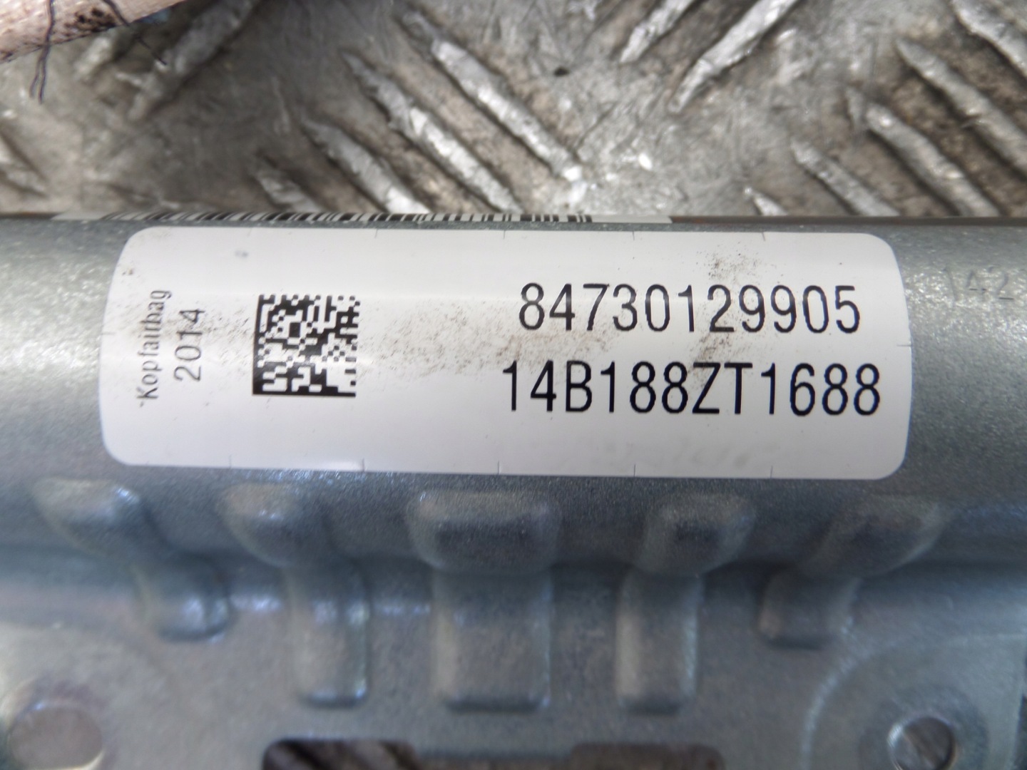 MINI COOPER F56 Dachvorhang Airbag links ORGINAL 84730129905